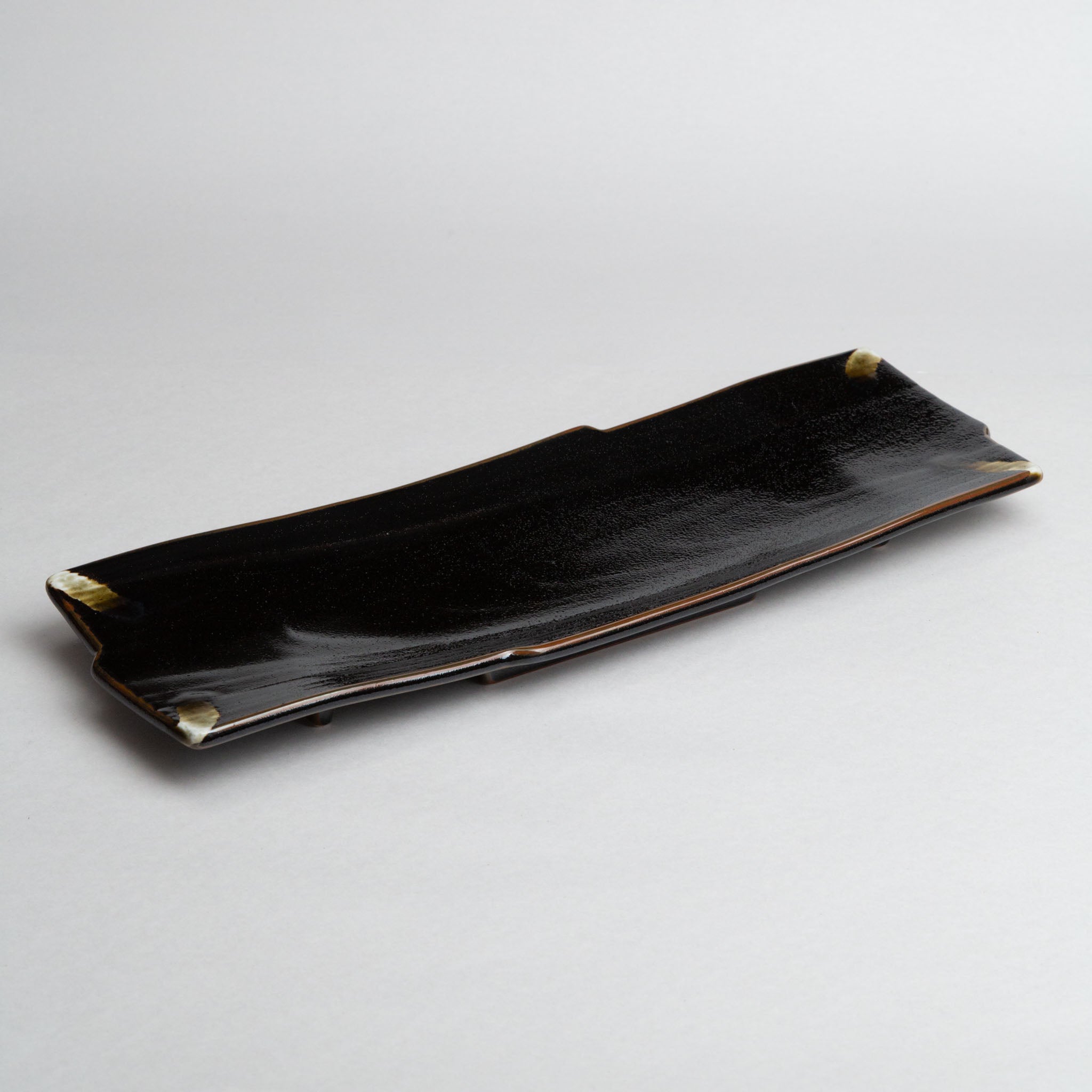 111-1143 Yuzu tenmoku rec. plate