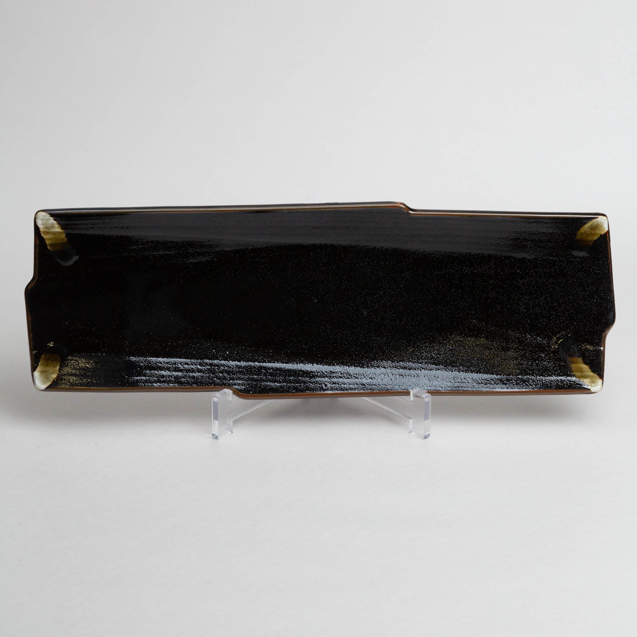 111-1143 Yuzu tenmoku rec. plate