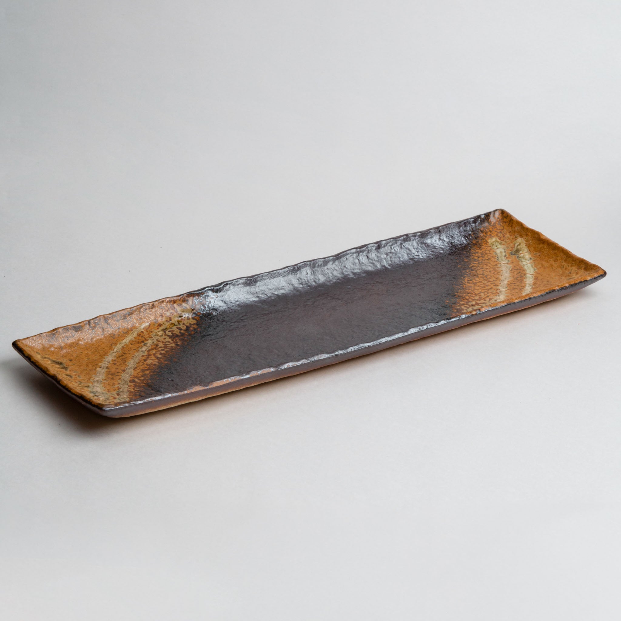 118-1615 Brown long plate