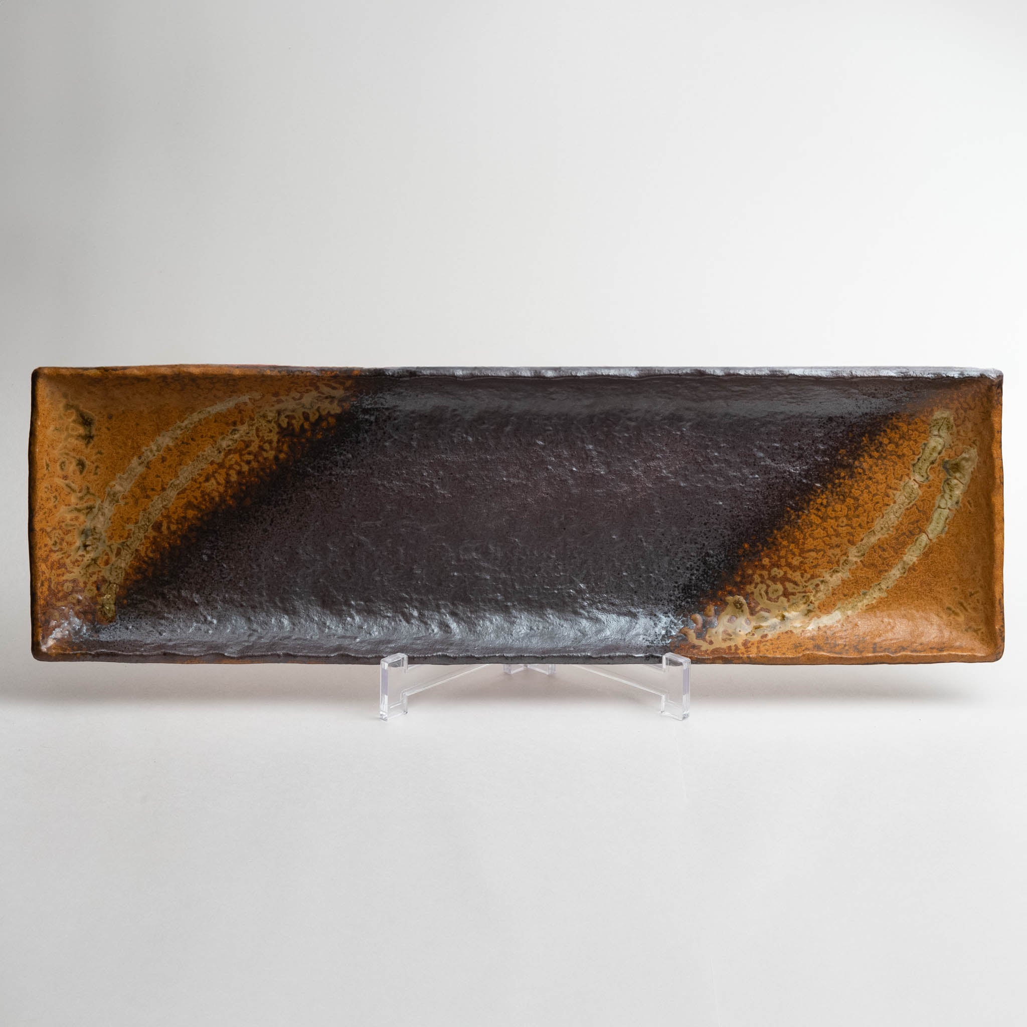 118-1615 Brown long plate