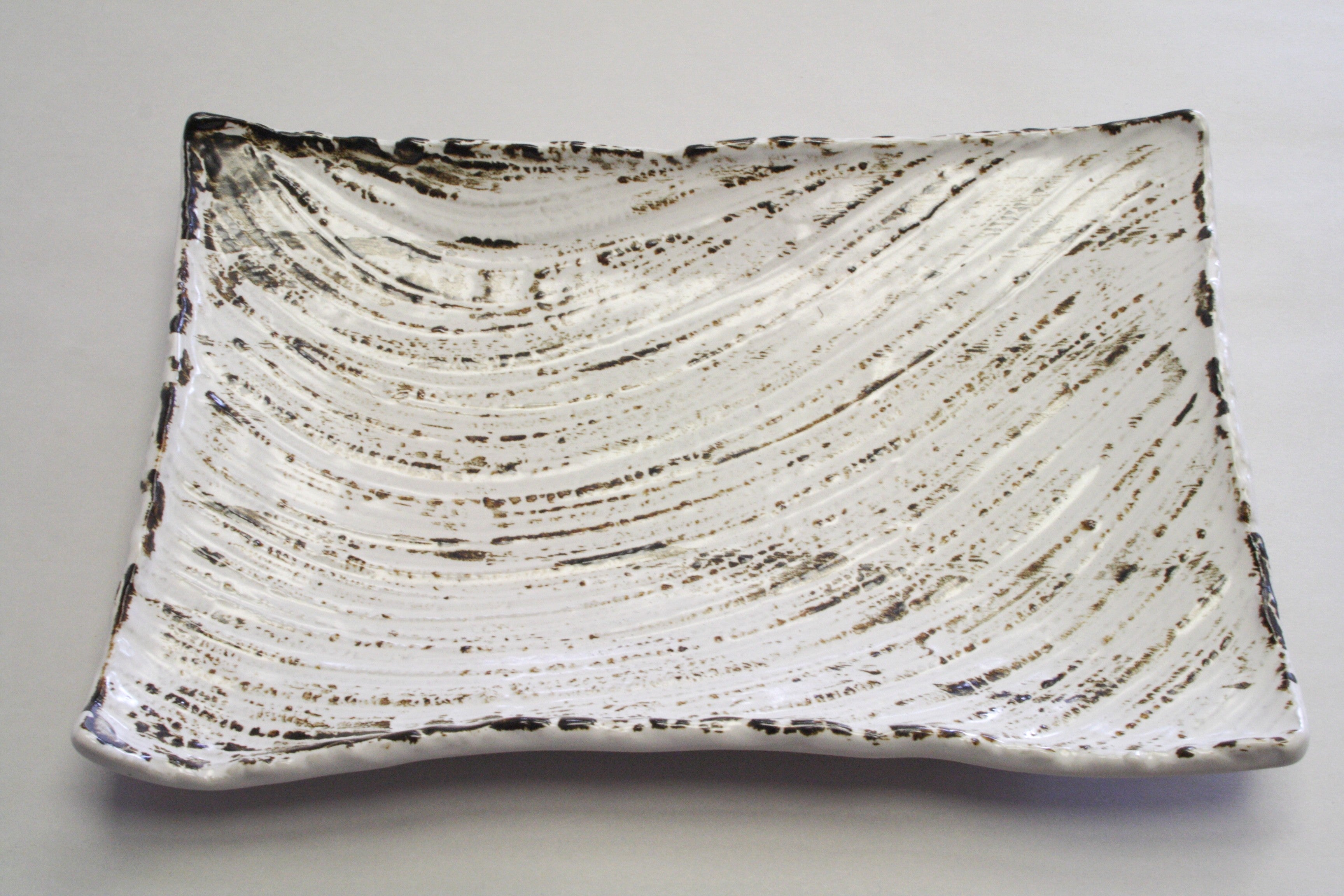 118-4247 Brown waves on white rec. plate