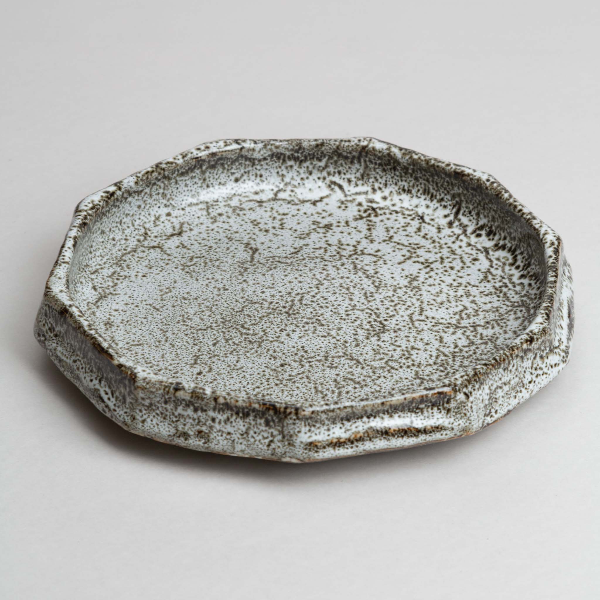 118-5778 Grey decagonal plate w/rim