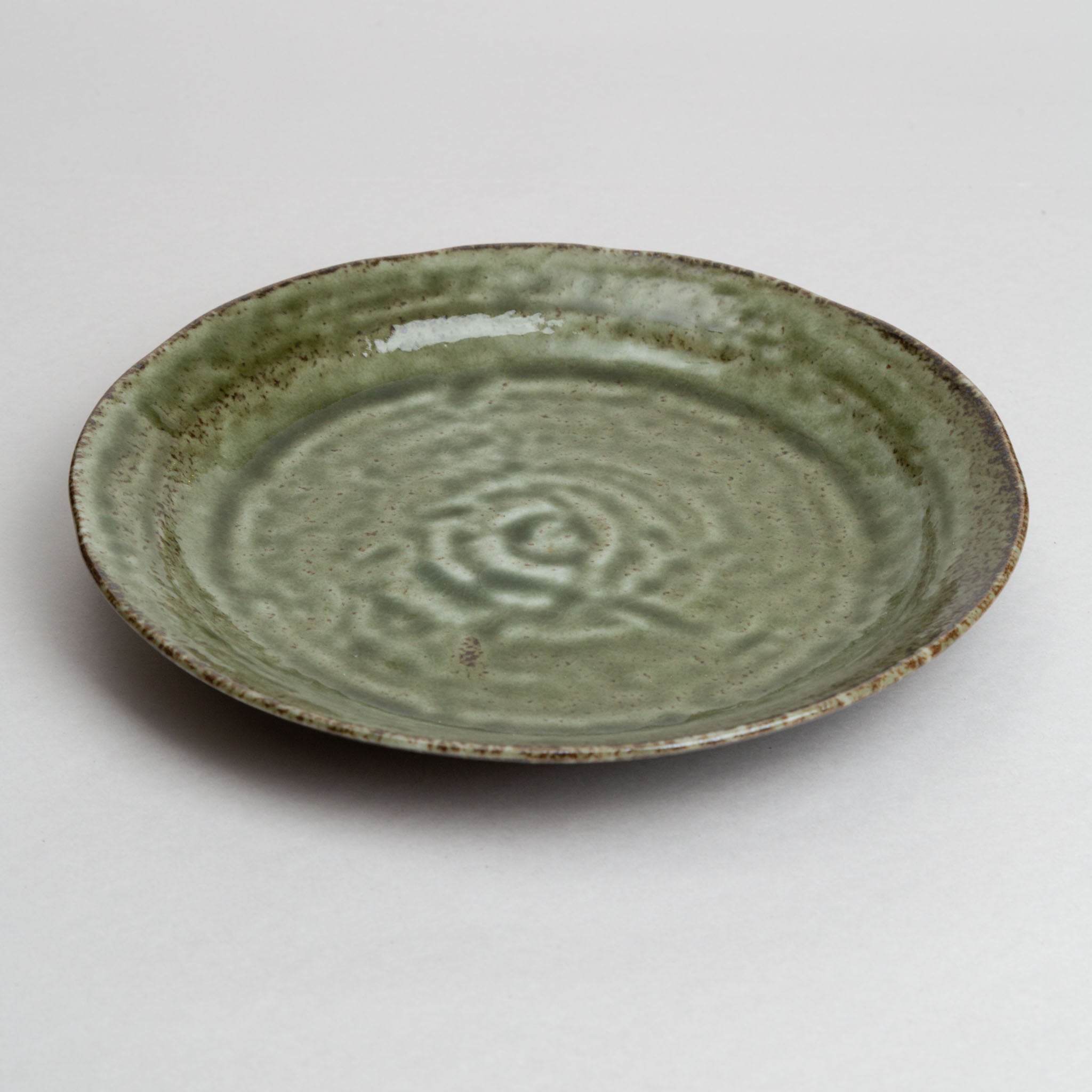 128-5728 Green dinner plate 24cm