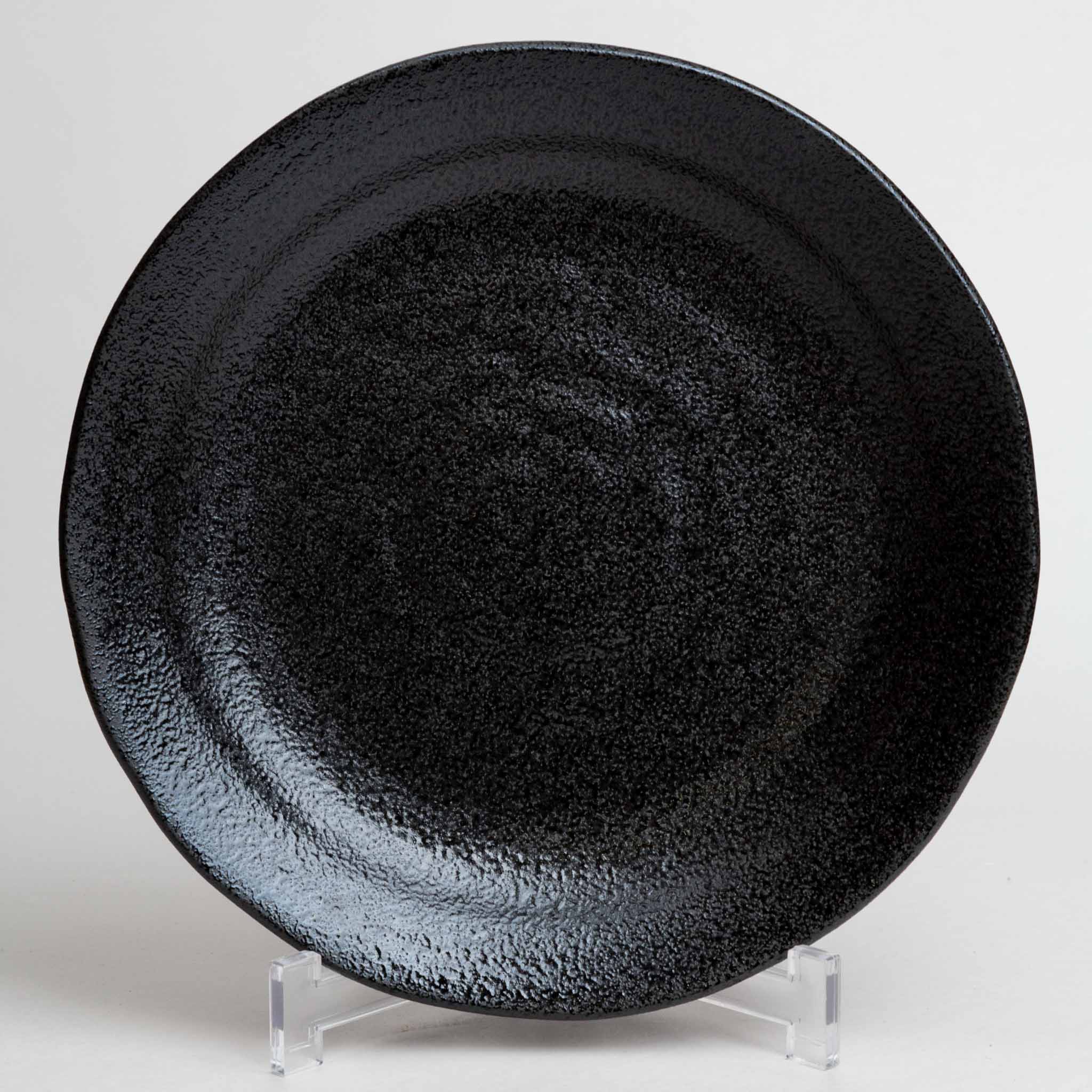 128-5744 Black dinner plate 26cm