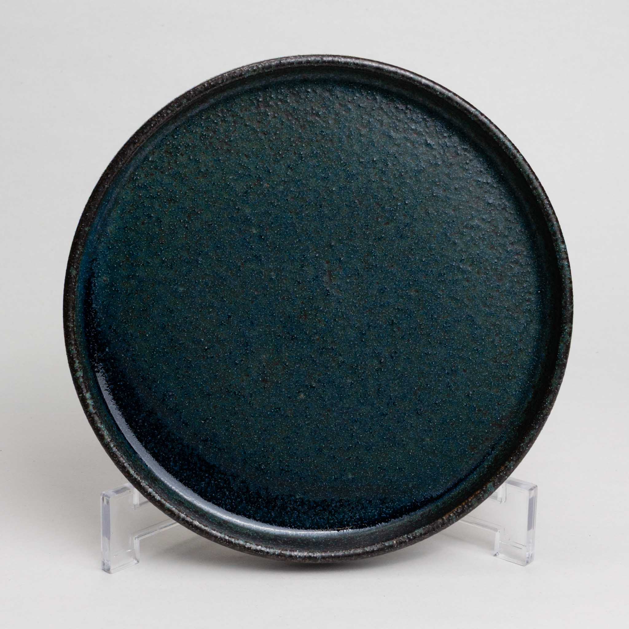 131-0198 Urumi flat mid plate with rim 19cm
