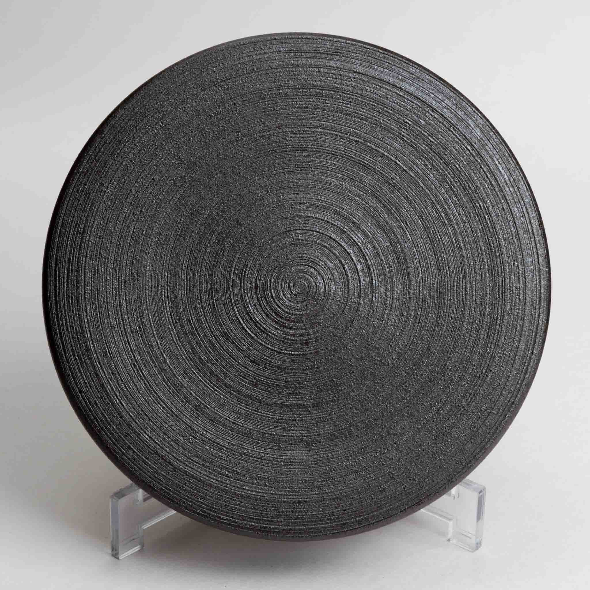 138-4970 Black round high plate