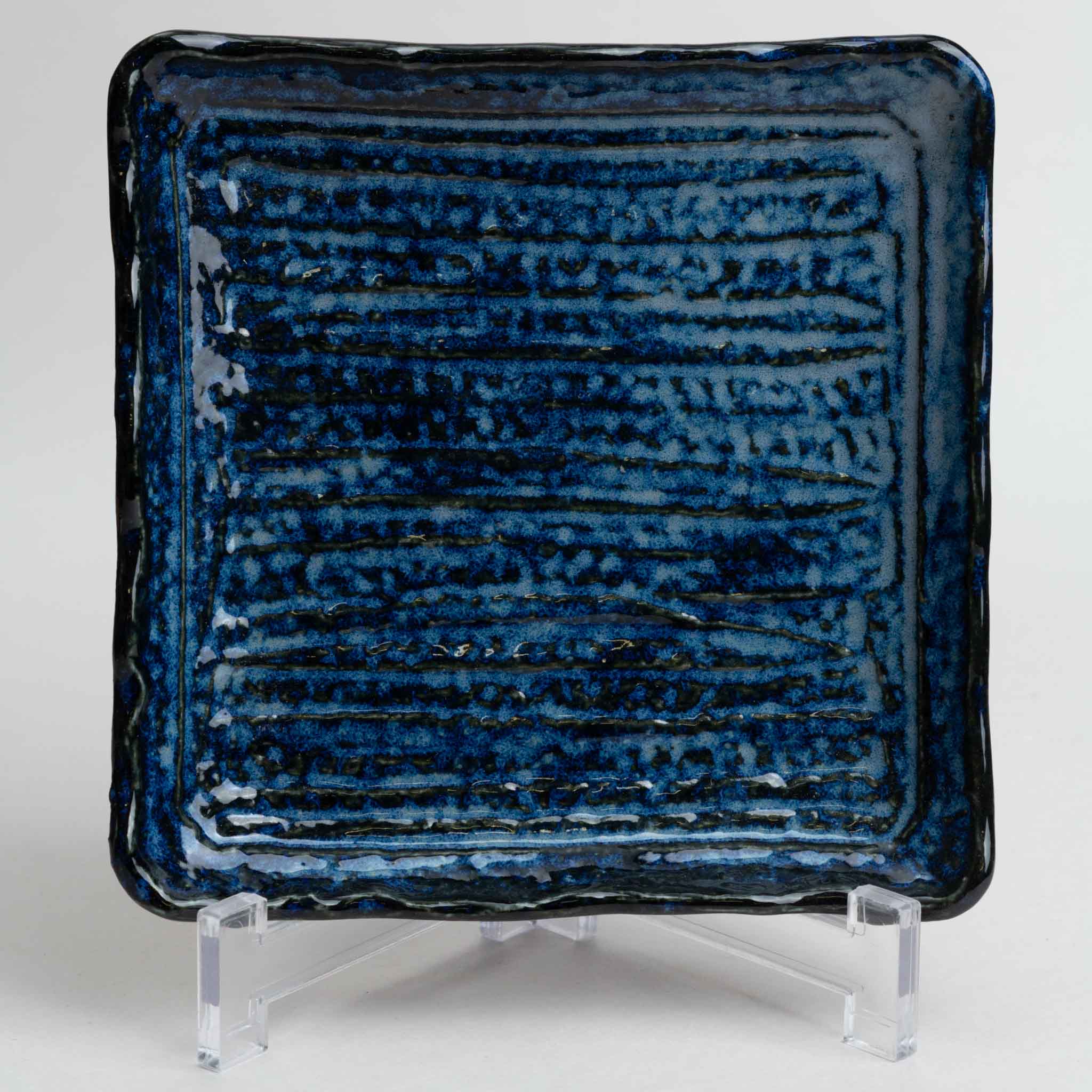 138-5711 Blue square mid plate