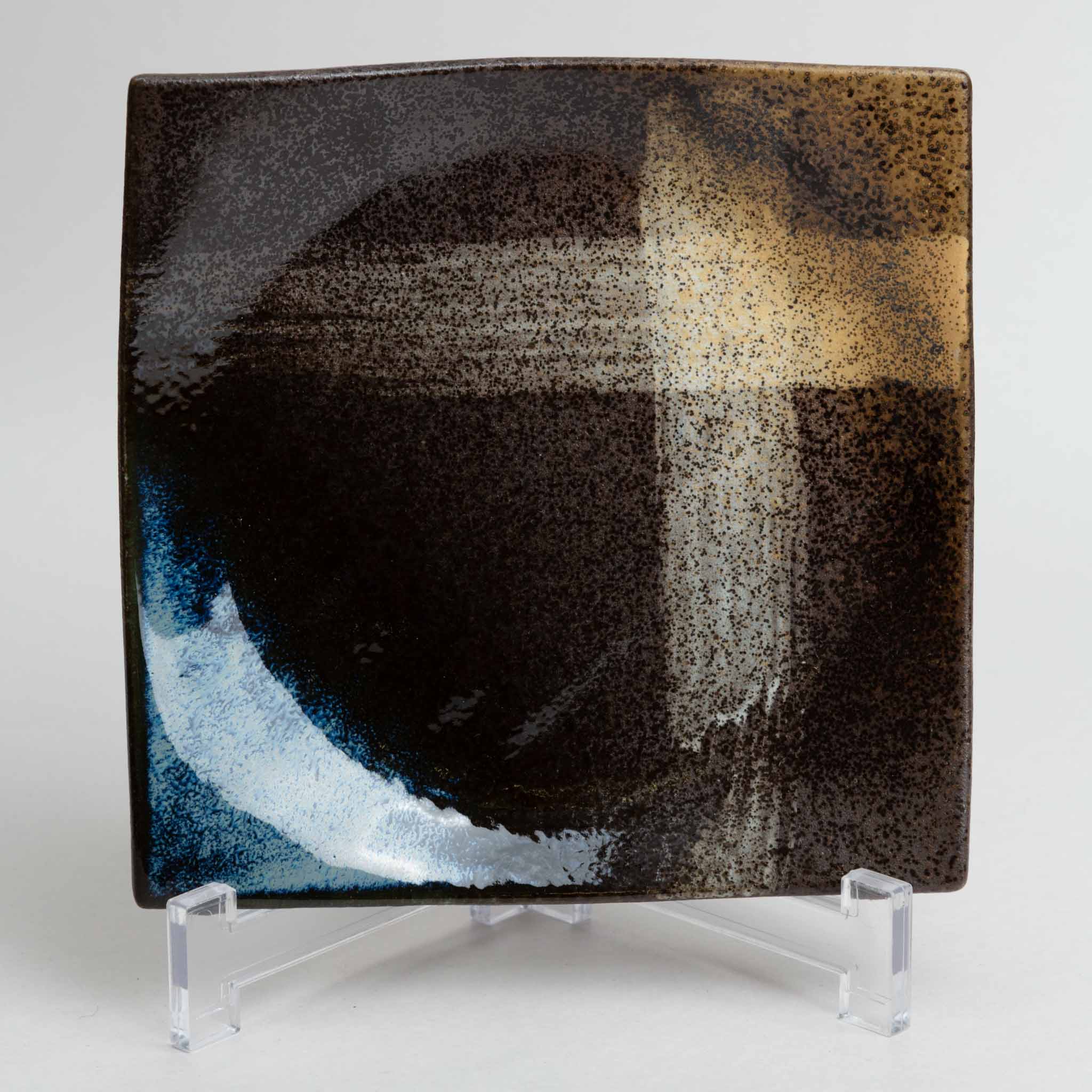 148-4163 Hagoromo square plate 17cm