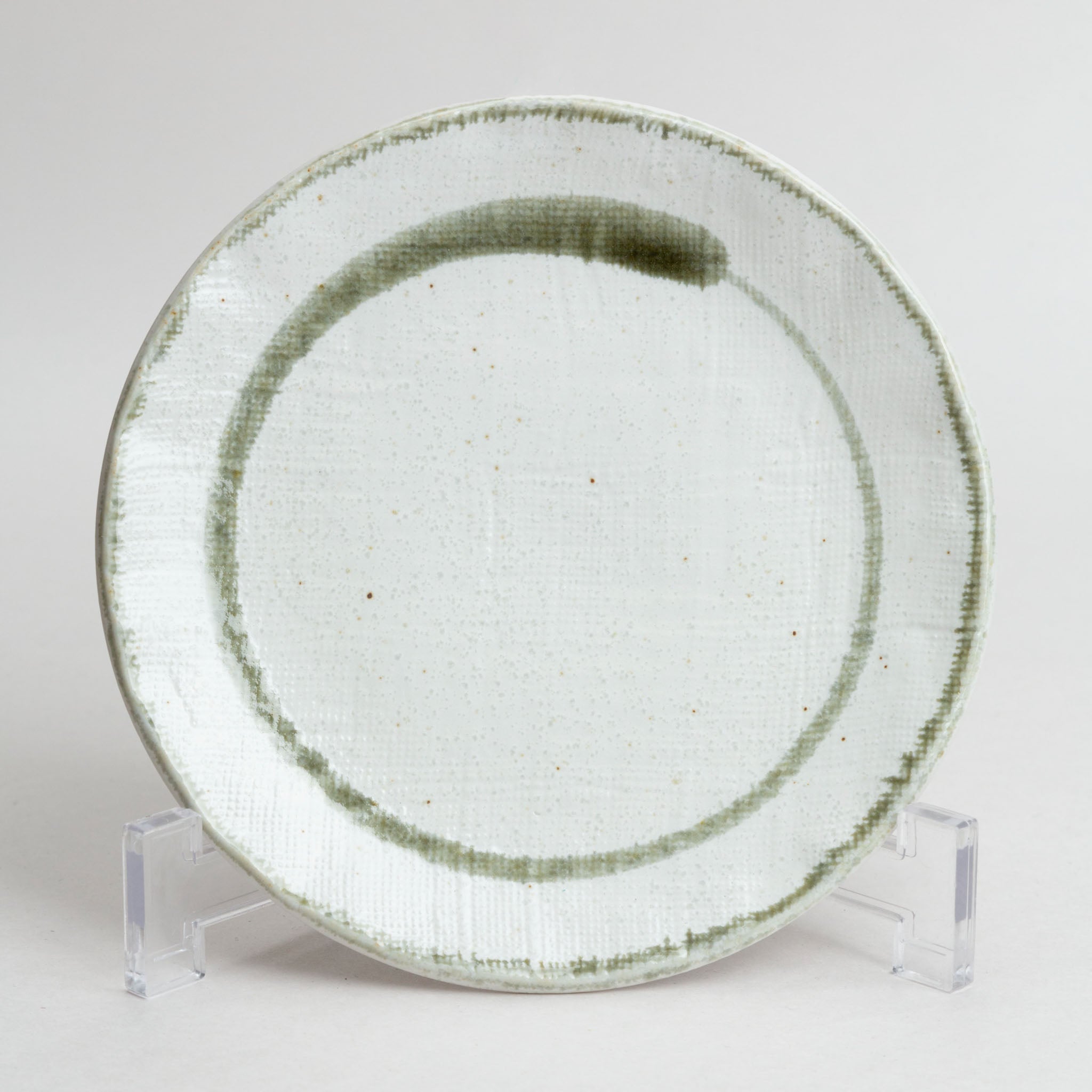 148-5251 Green circle plate 16cm