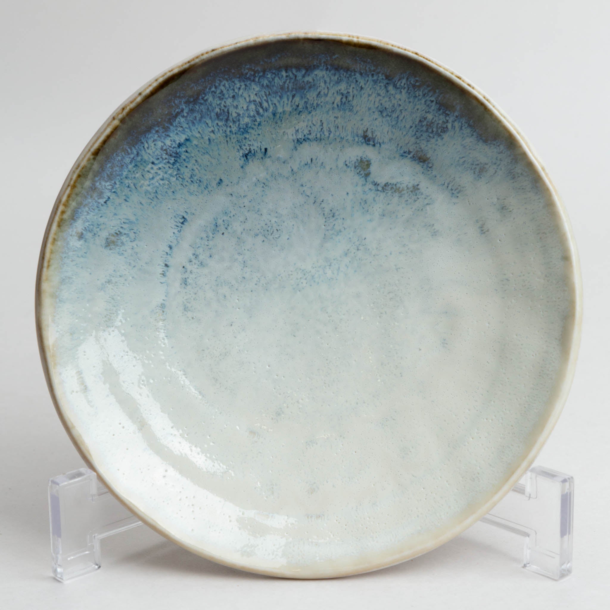 148-6028 Blue on white  plate