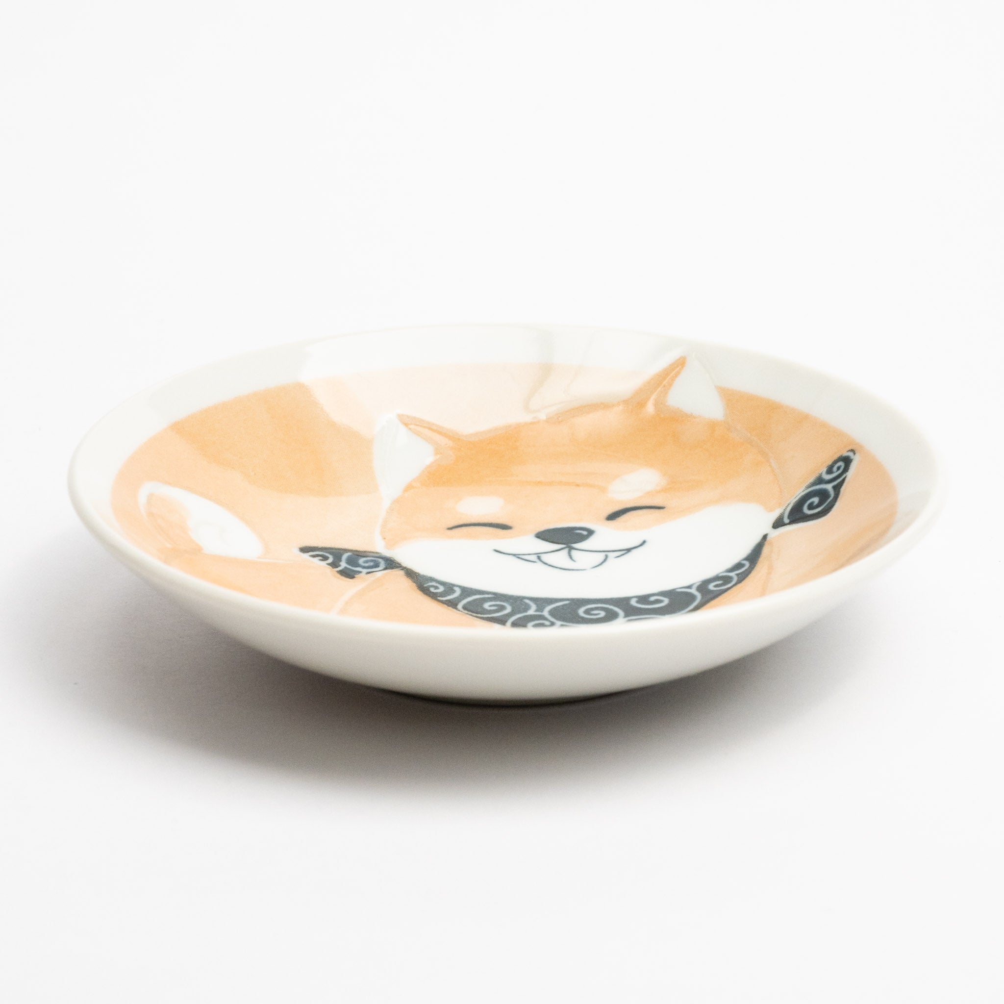 151-1838 Smiey dog plate Orange
