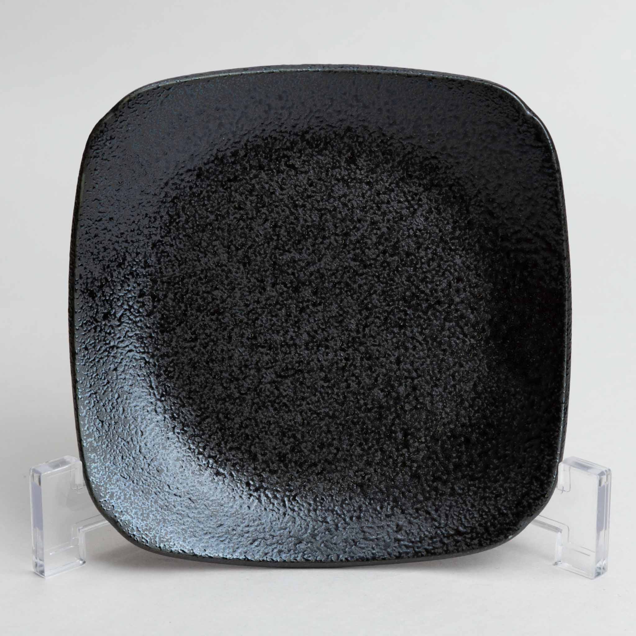 158-4890 Black square small plate