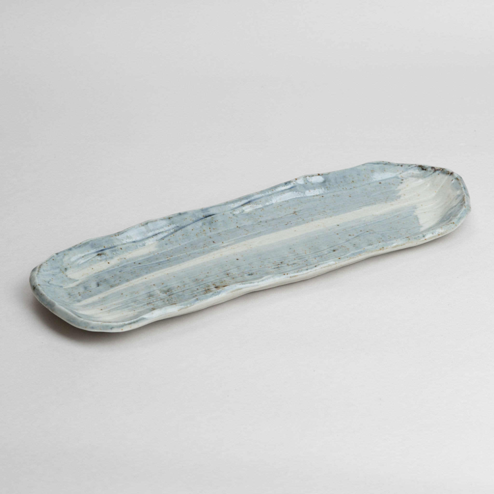 171-0326 Blue oval plate