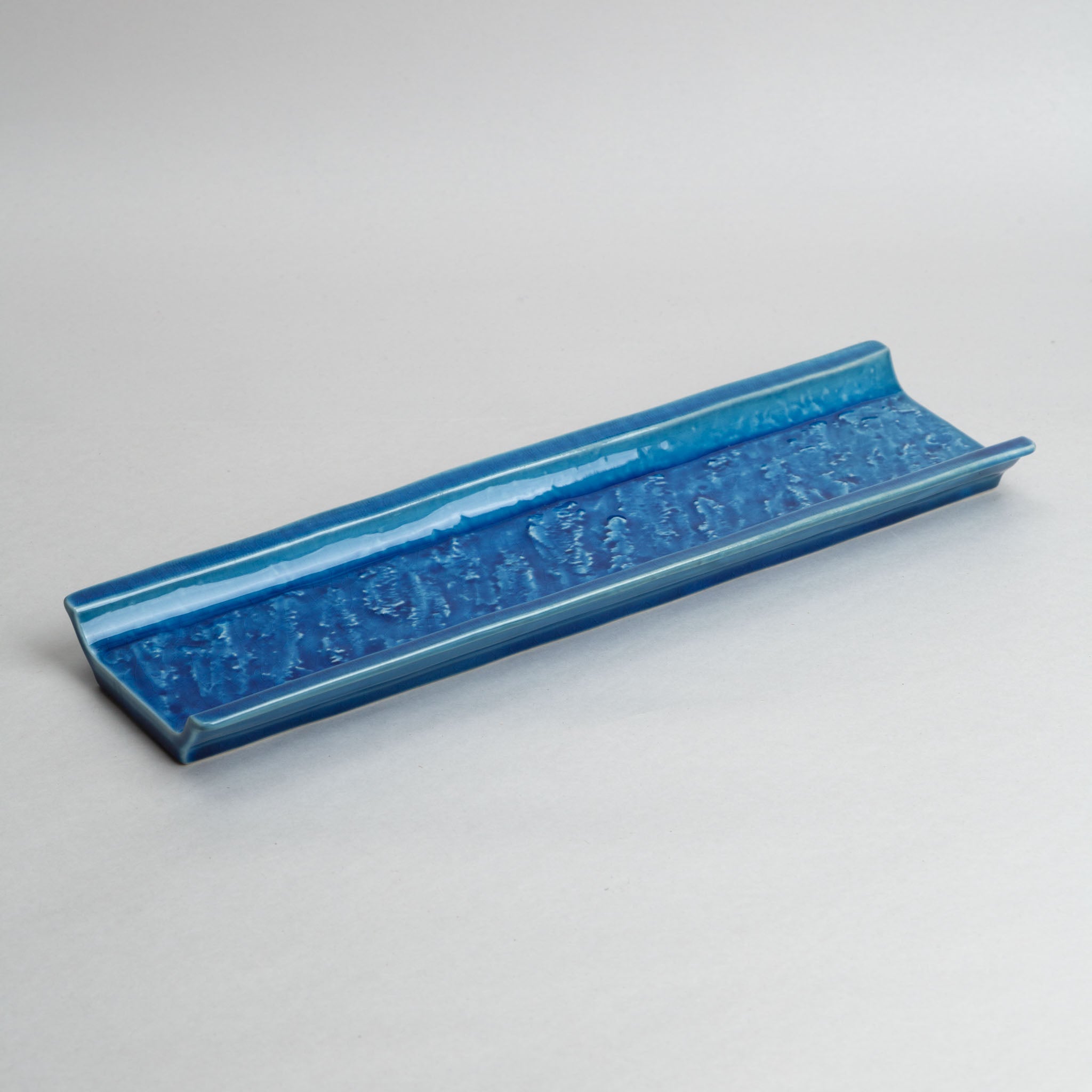 181-0490 Blue tsukidashi plate with lim