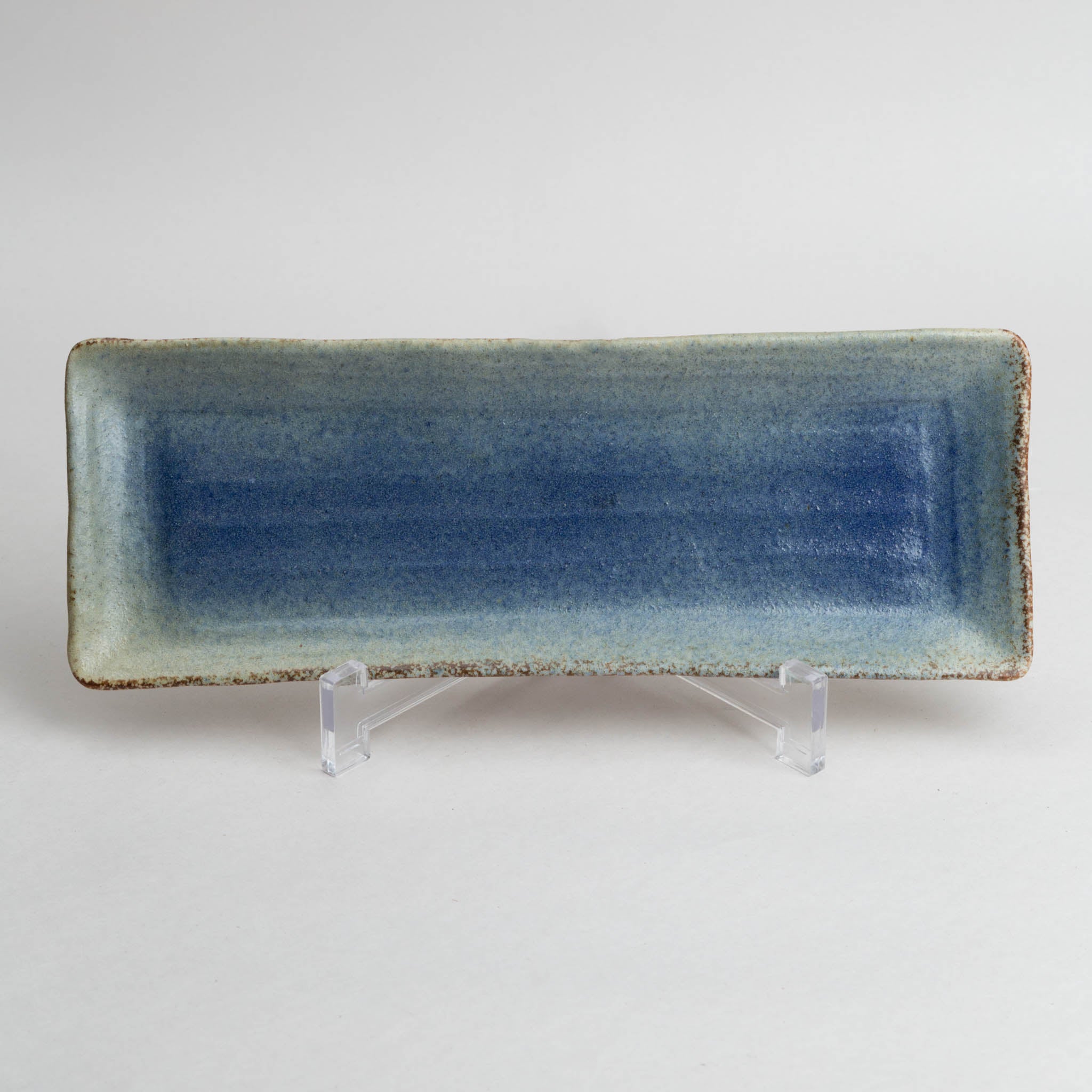 181-0812 Ruri oblong plate
