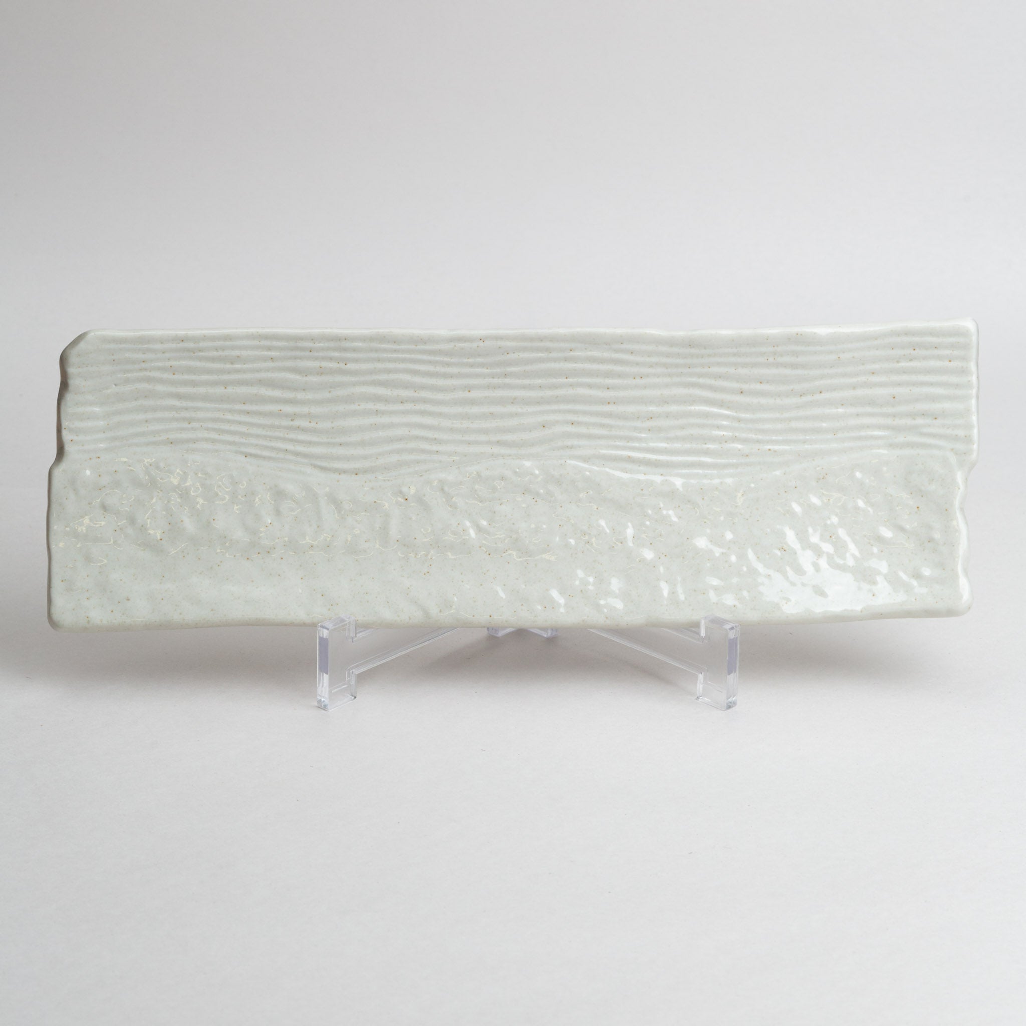 181-0919 White tsukidashi plate