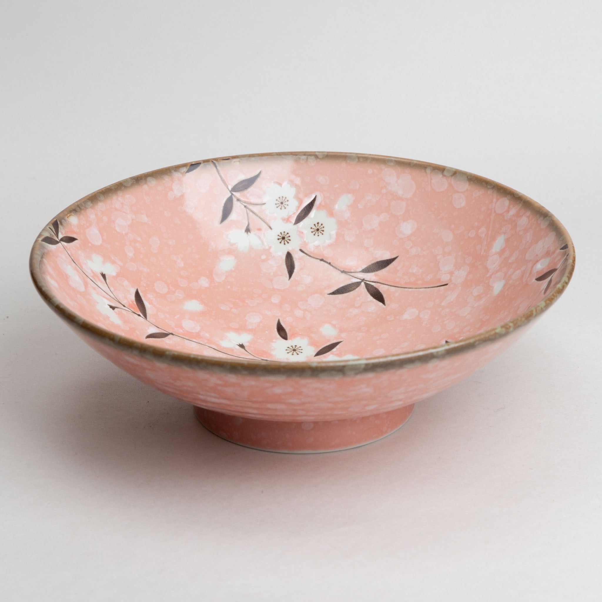 211-0267 Pink sakura serving bowl