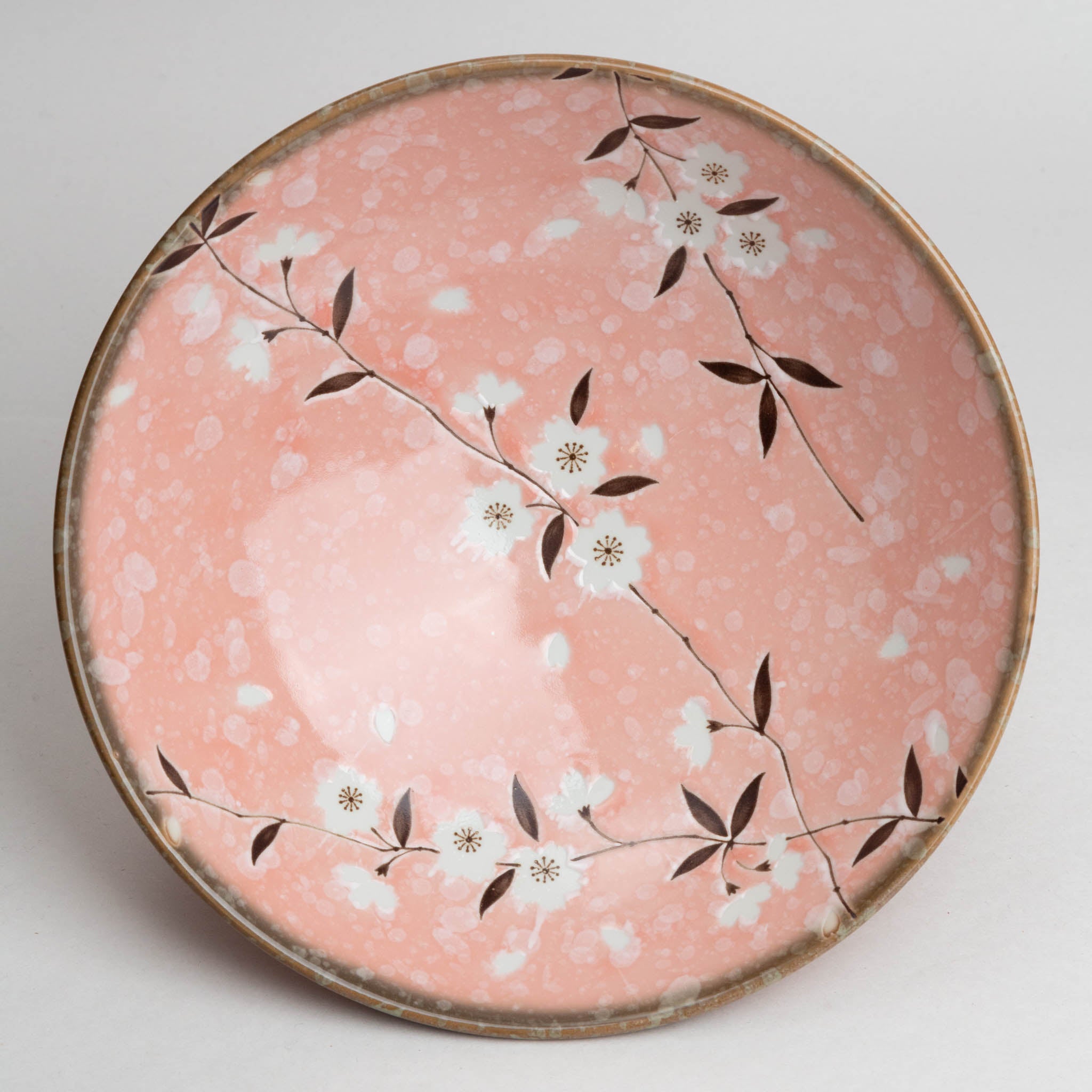 211-0267 Pink sakura serving bowl