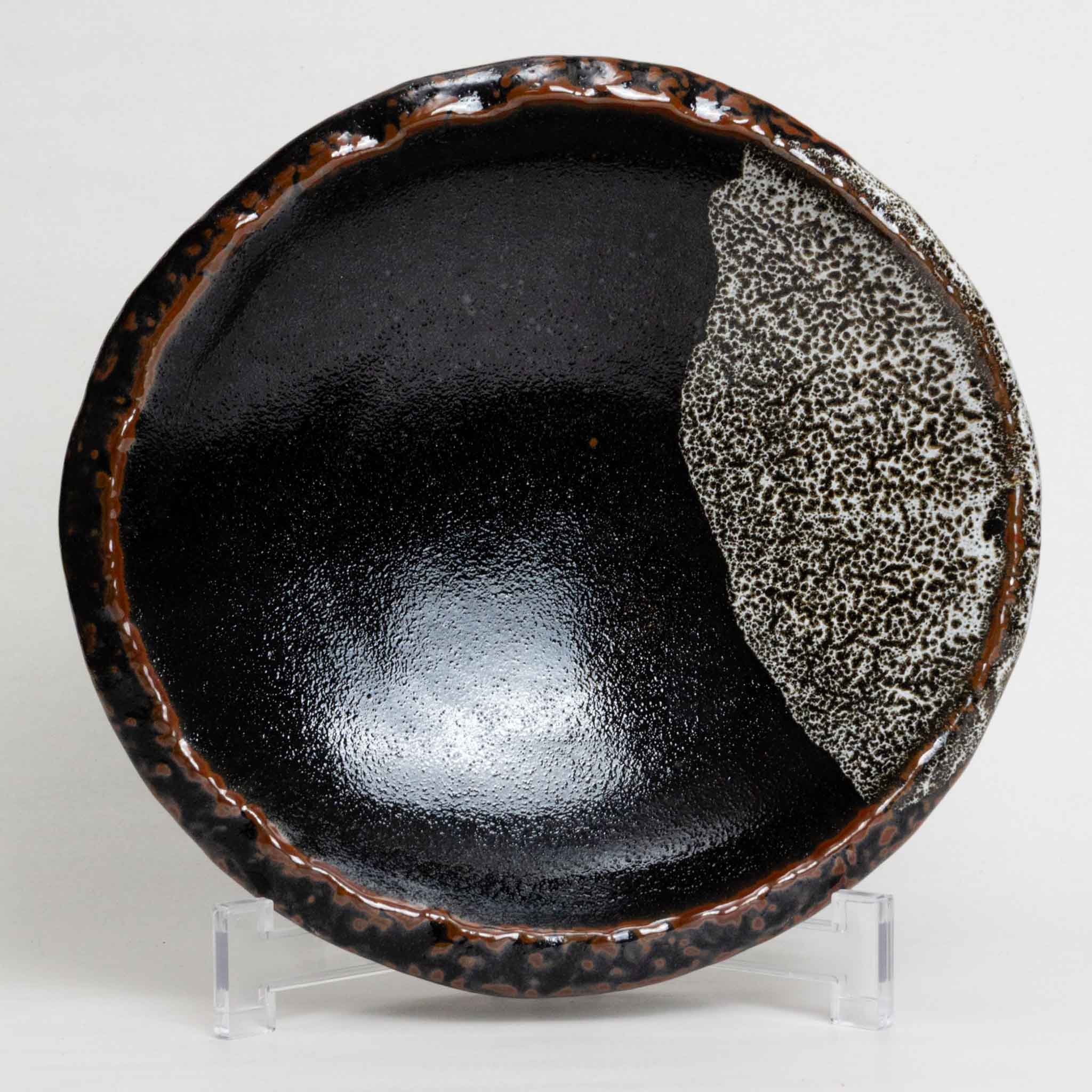 211-1355 Black thick serving bowl