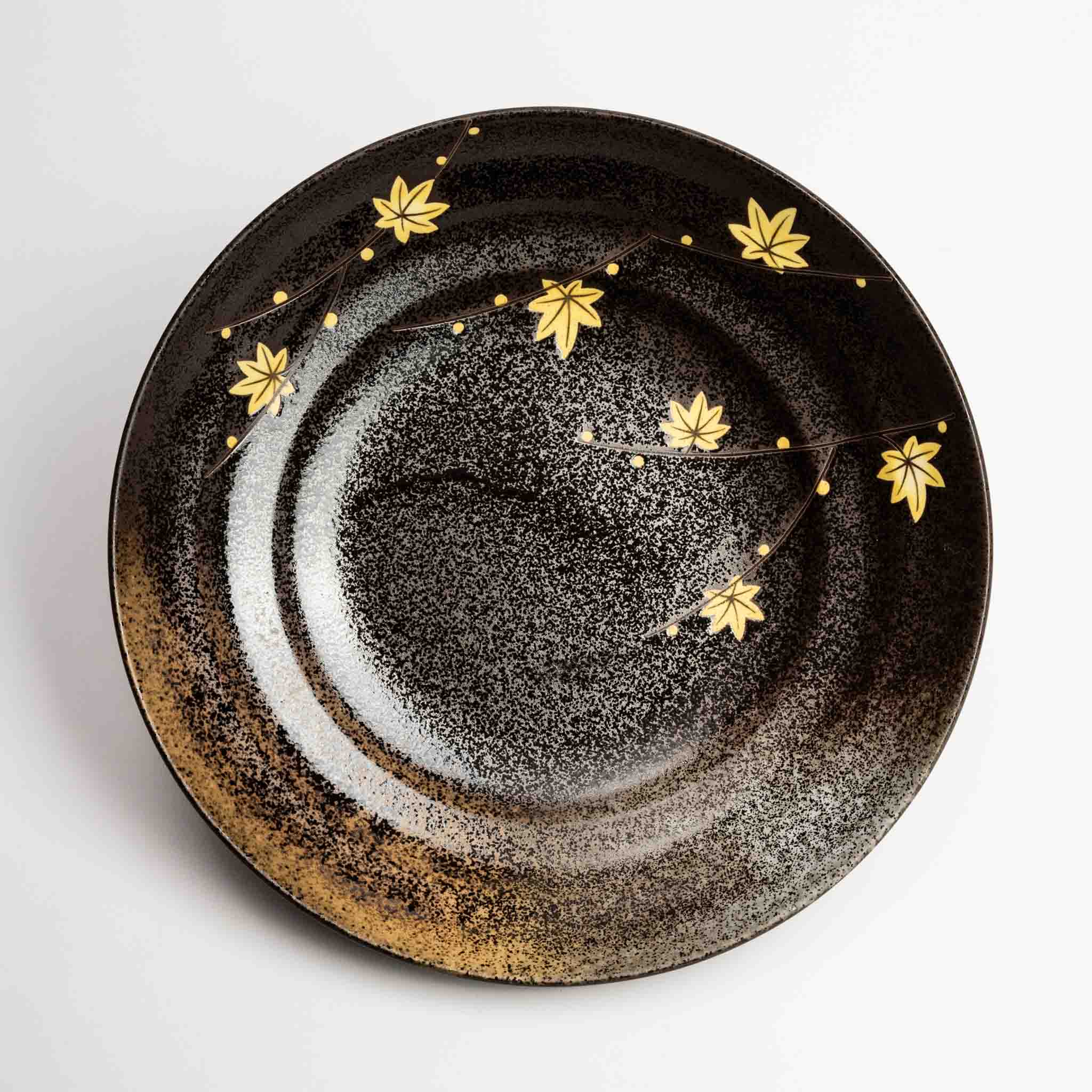 219-7391 Maple brown shallow bowl