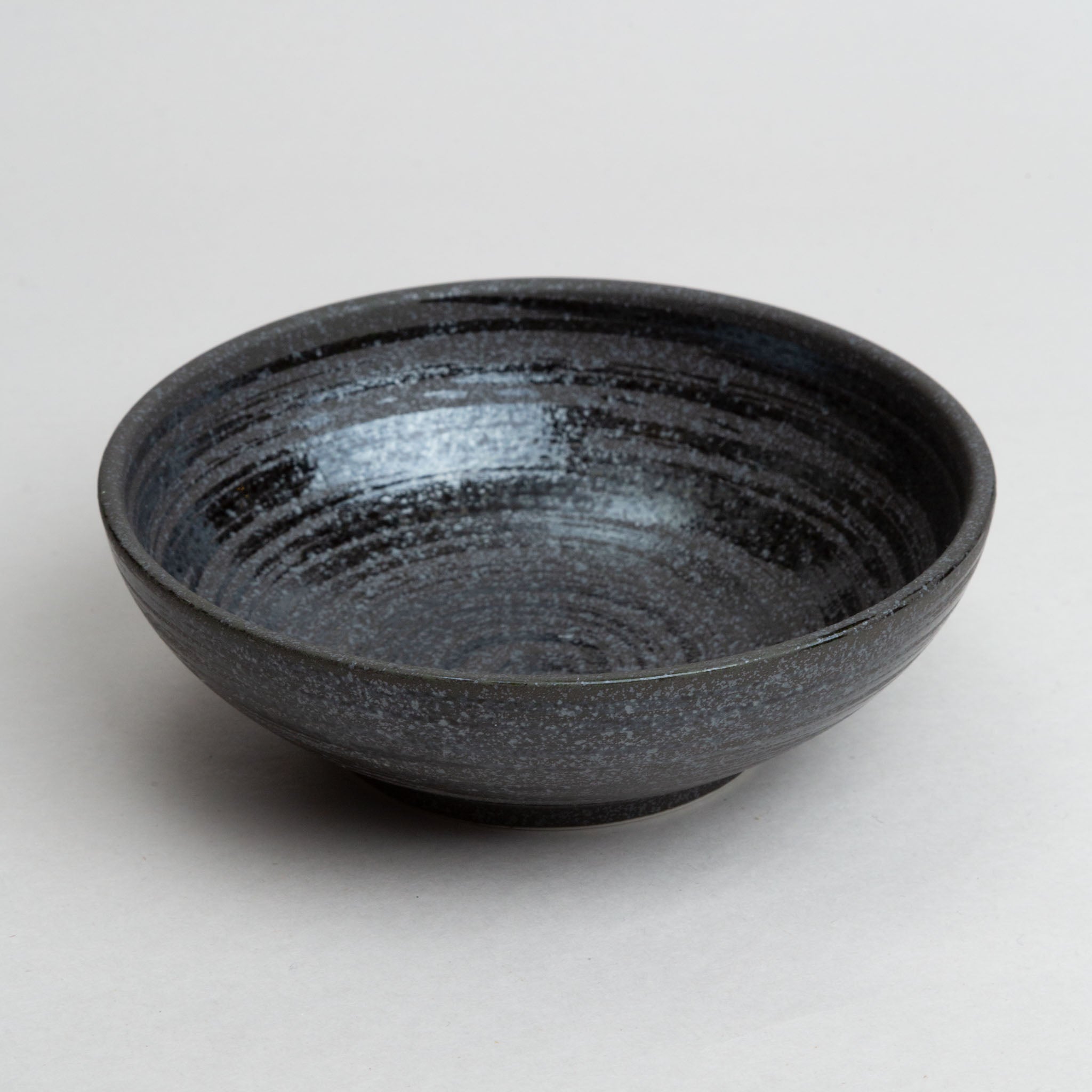221-0992 Black scroll bowl
