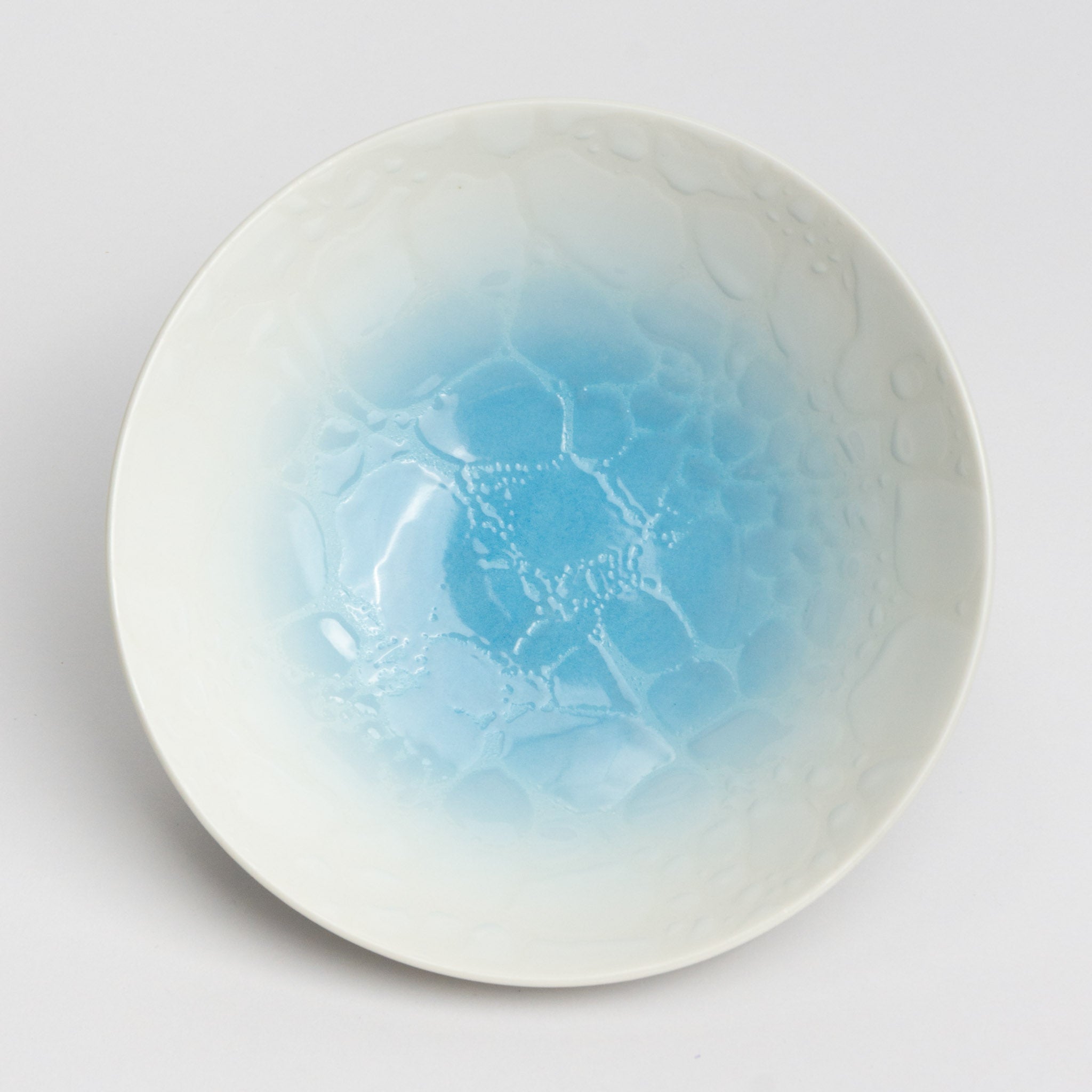 221-1834 Blue bubbles mid bowl
