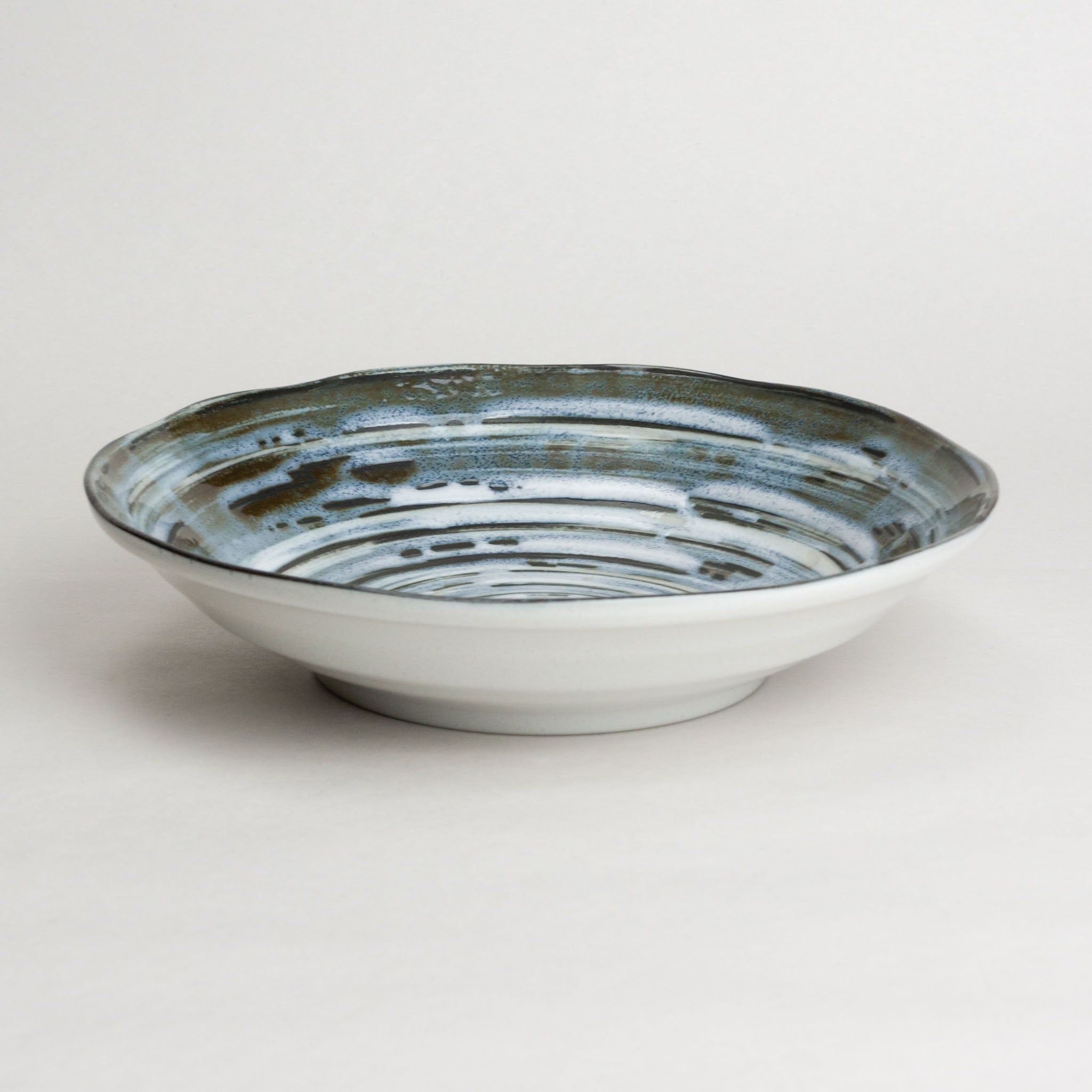 231-1271 White scroll mid bowl