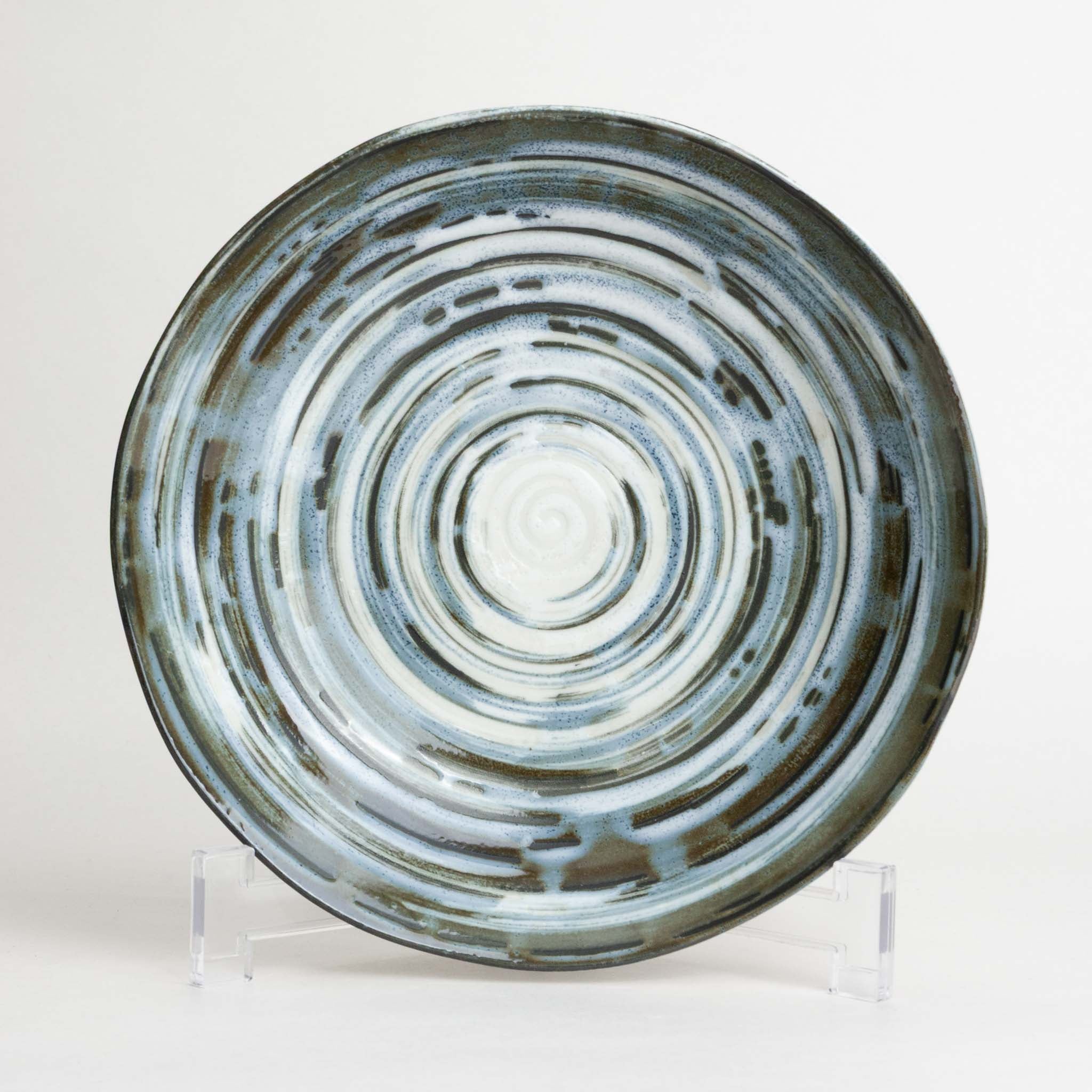 231-1271 White scroll mid bowl