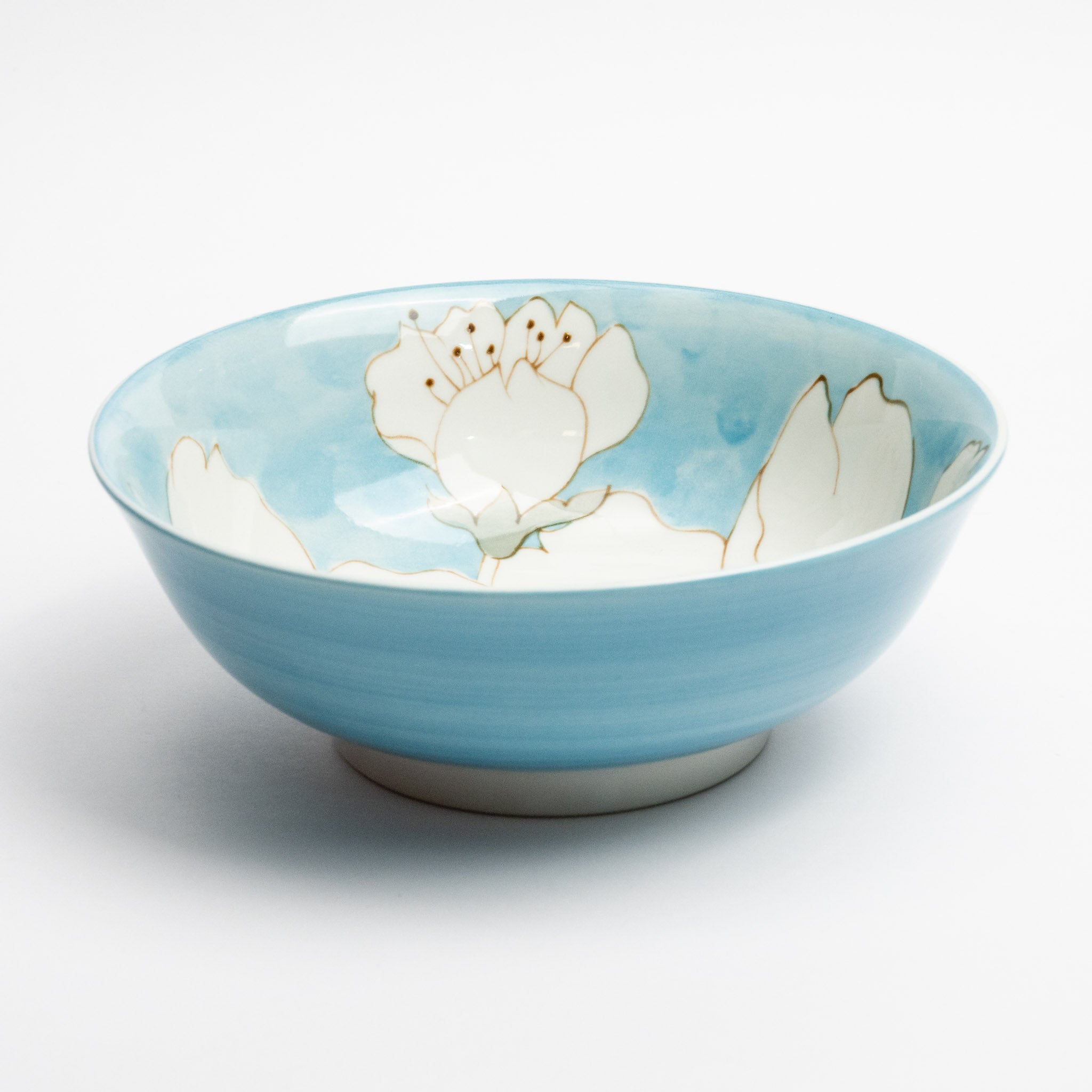 241-1425 Blue sakura ramen bowl 19cm