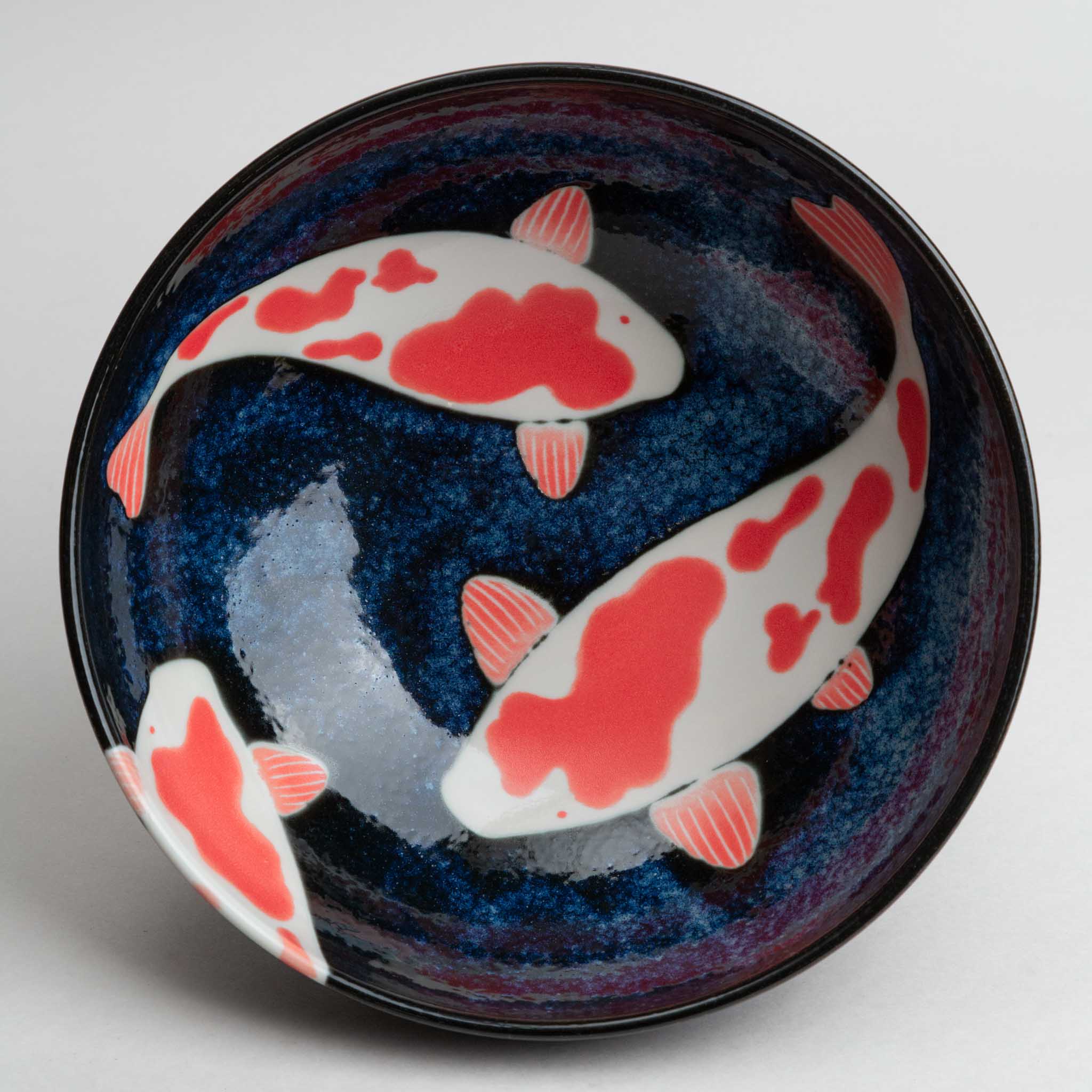 248-5653 Koi carp large bowl