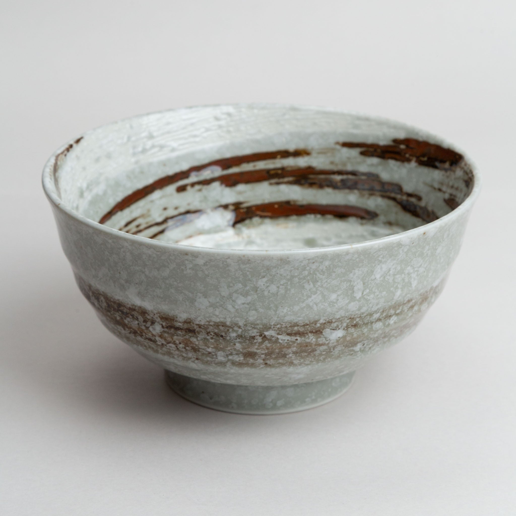 258-2519 Brown whirl donburi bowl