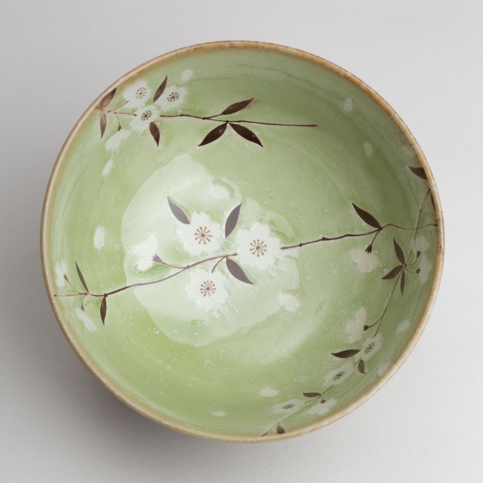 258-3241 Green sakura bowl