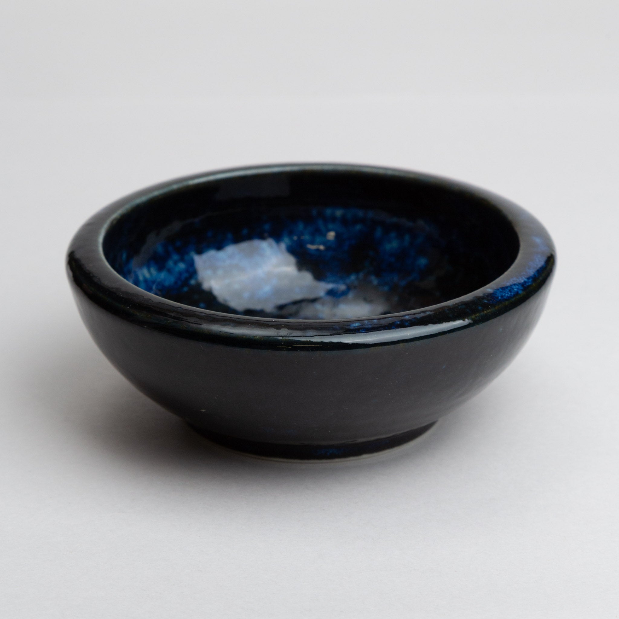 268-4165 Blue thick small bowl 13cm