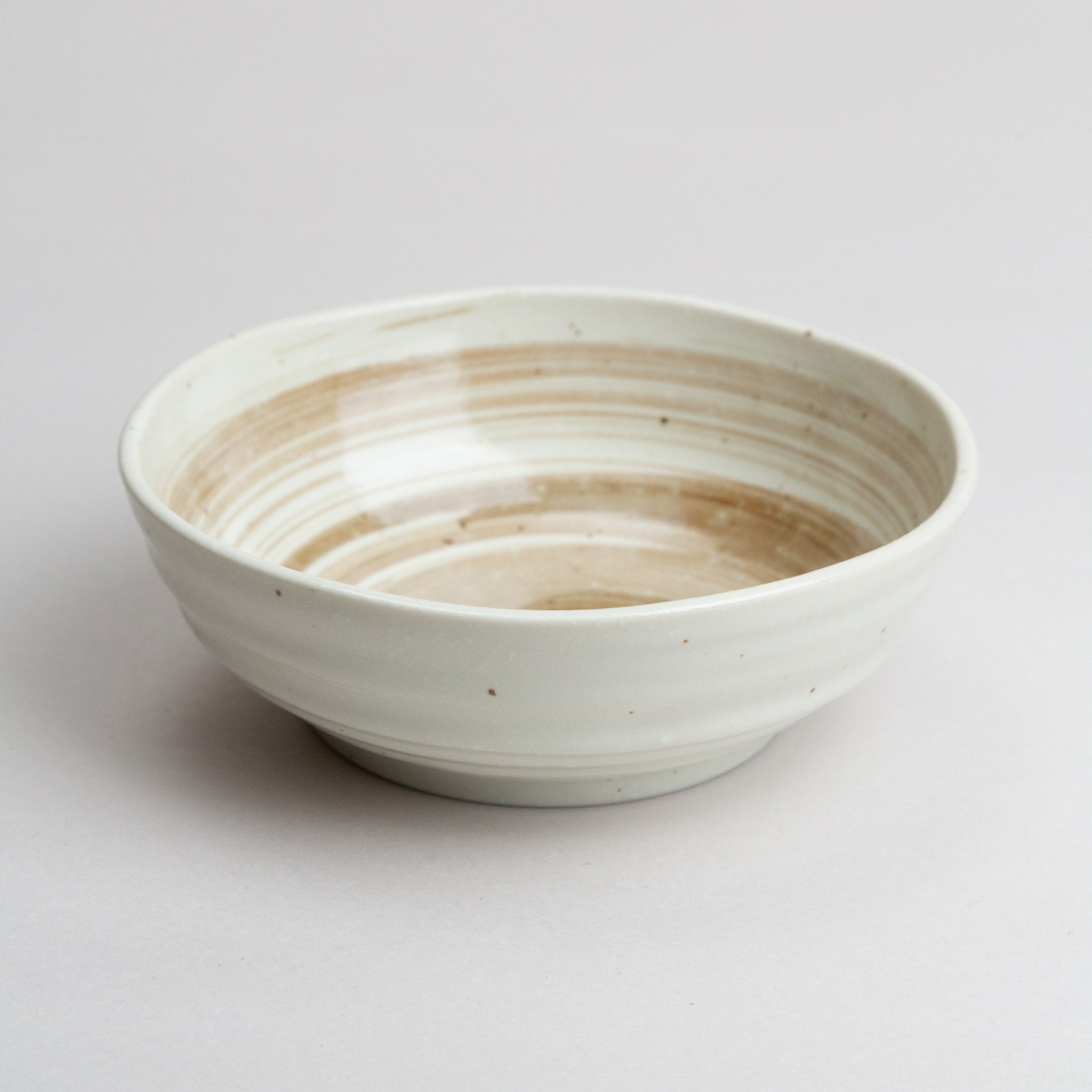 268-6049 Brown whirl bowl 13cm