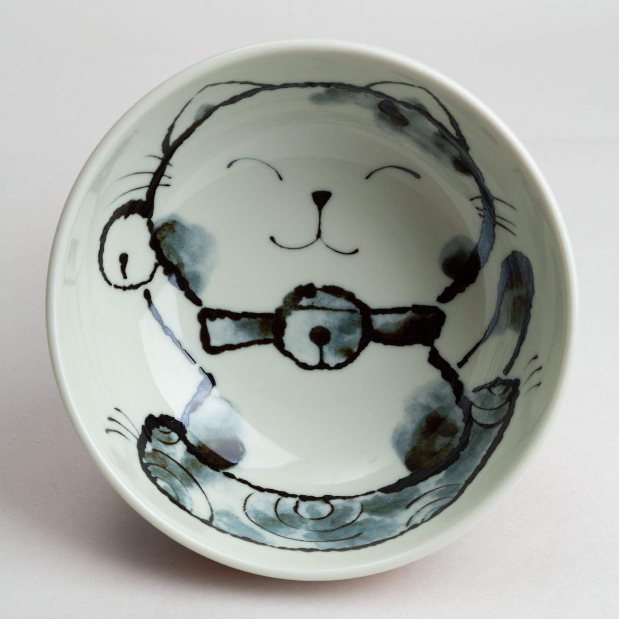 278-3277 Red Lucky Cat Bowl With Lid 16Cm