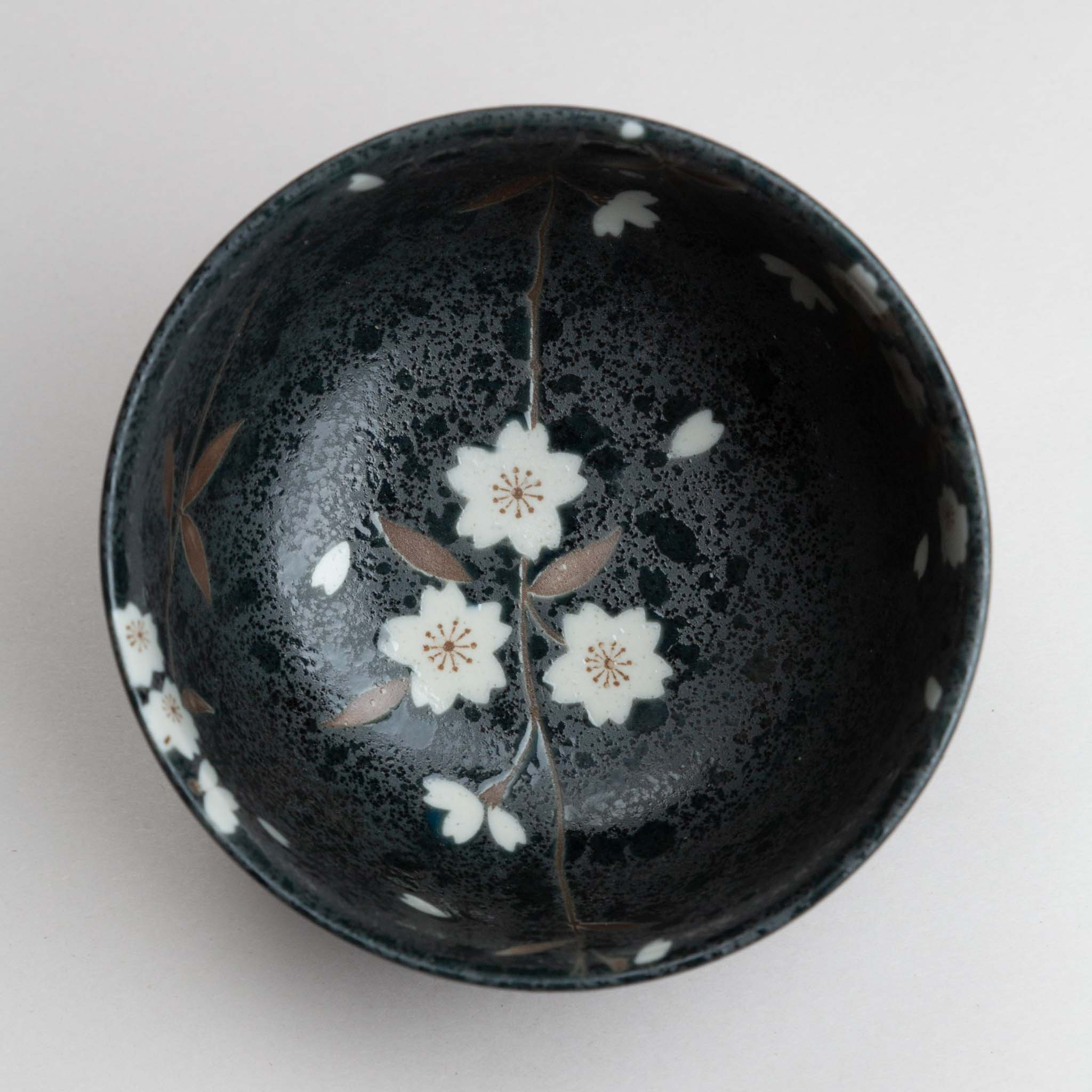 311-0664 Black sakura bowl