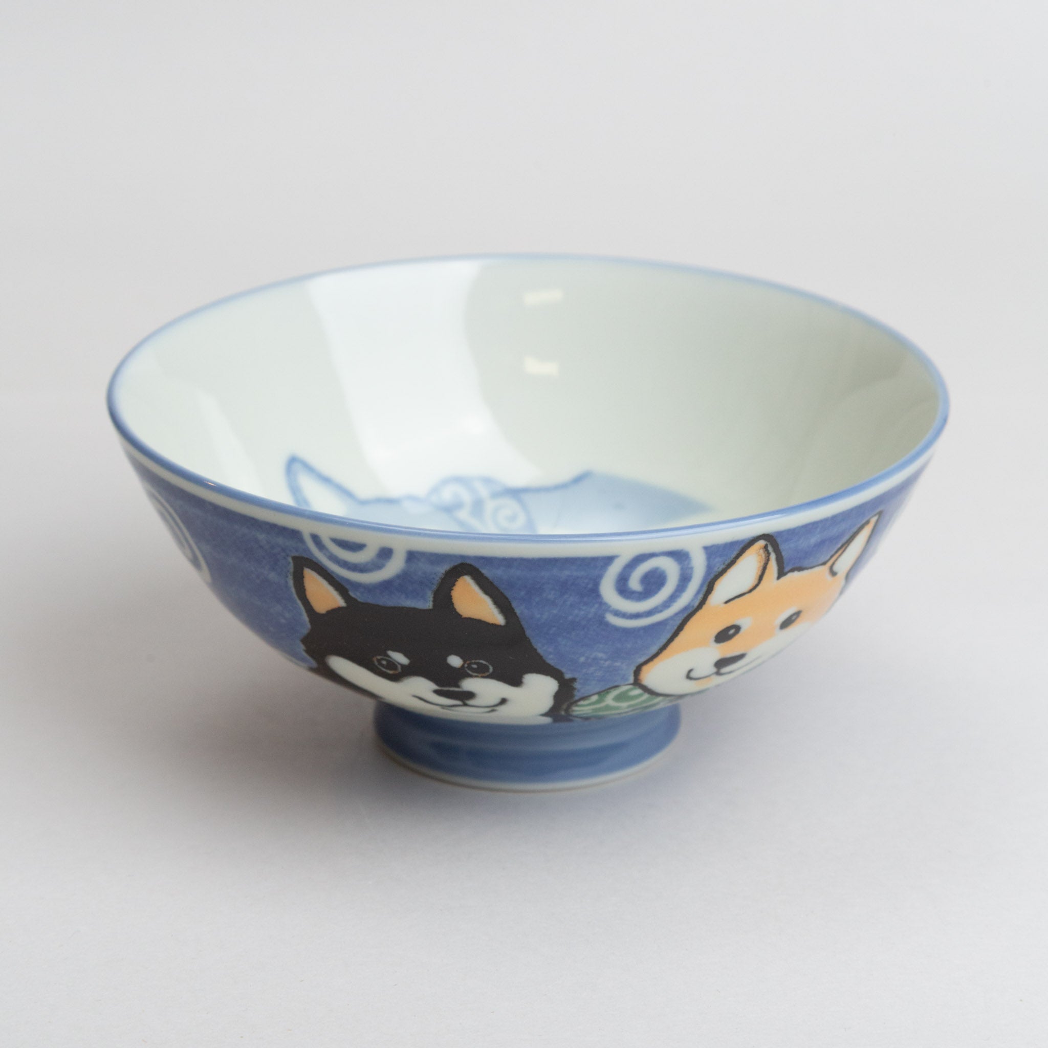 328-5295 Blue shiba rice bowl