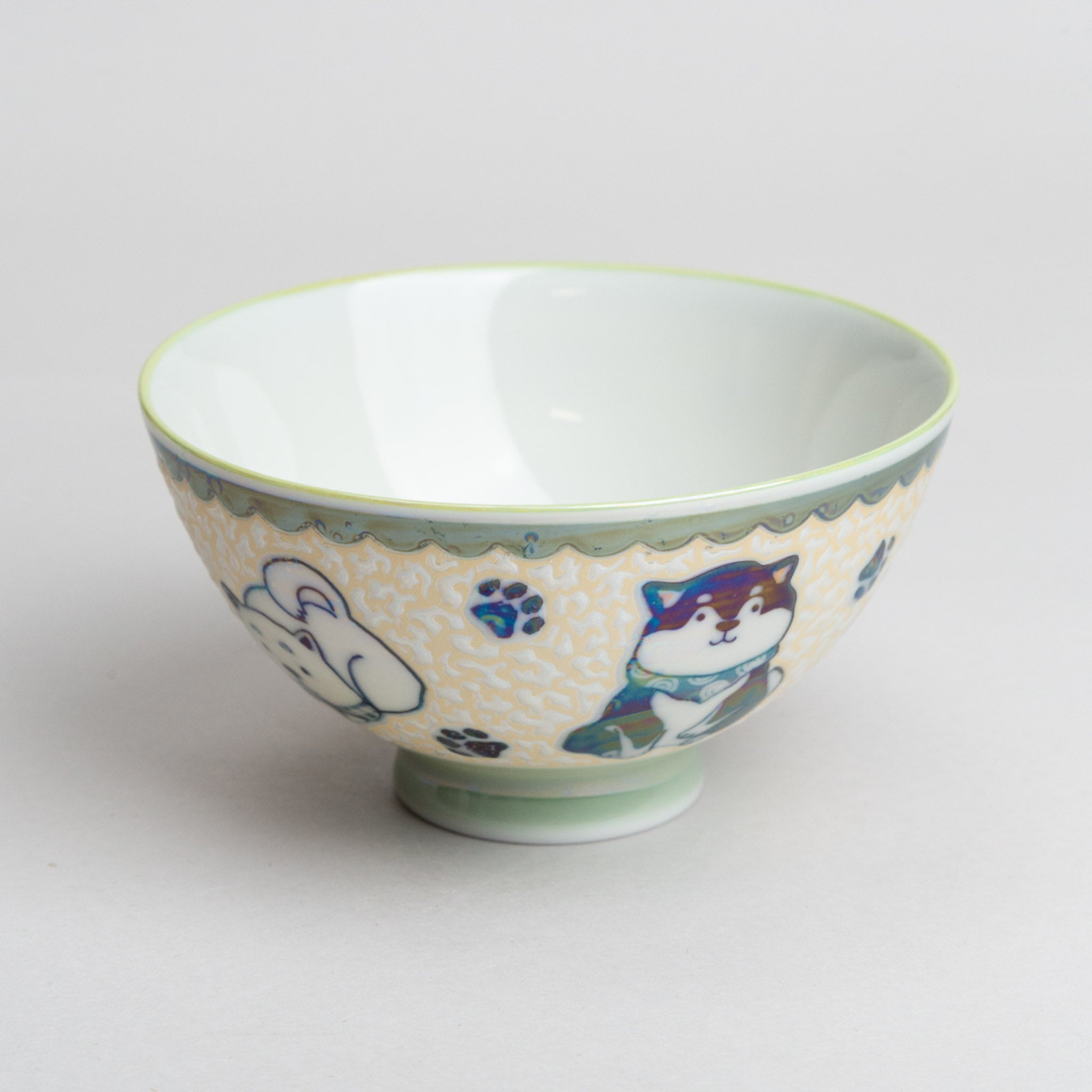 341-0583 Luster shiba rice bowl M