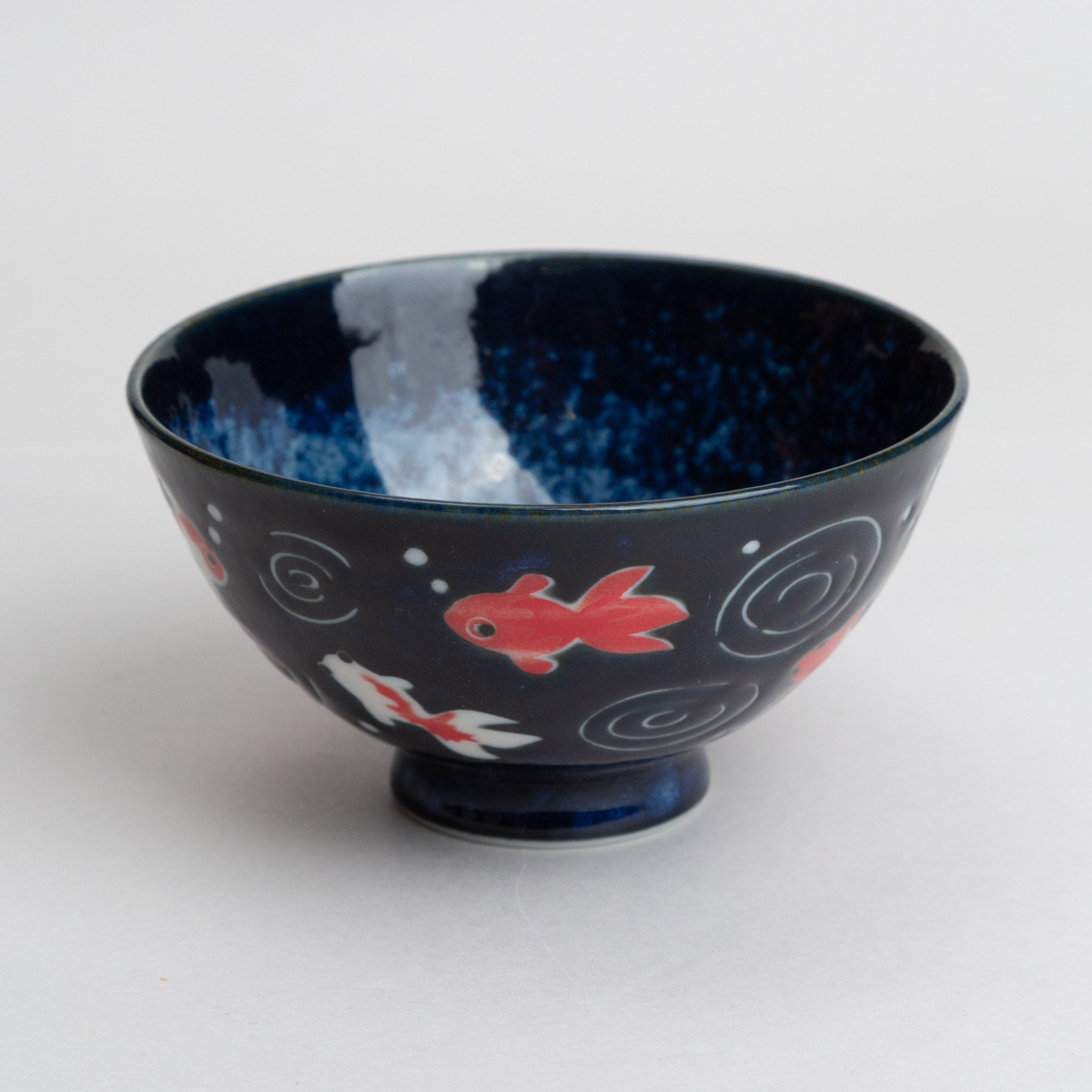341-1077 Gold fish rice bowl