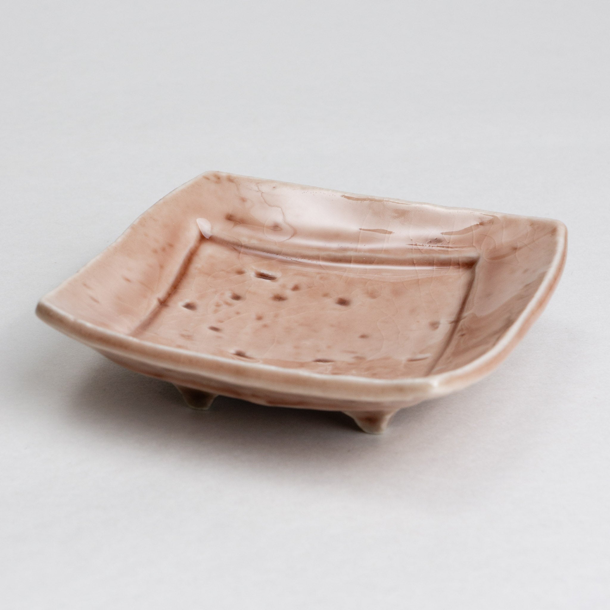 421-1124 Pink rec sauce dish