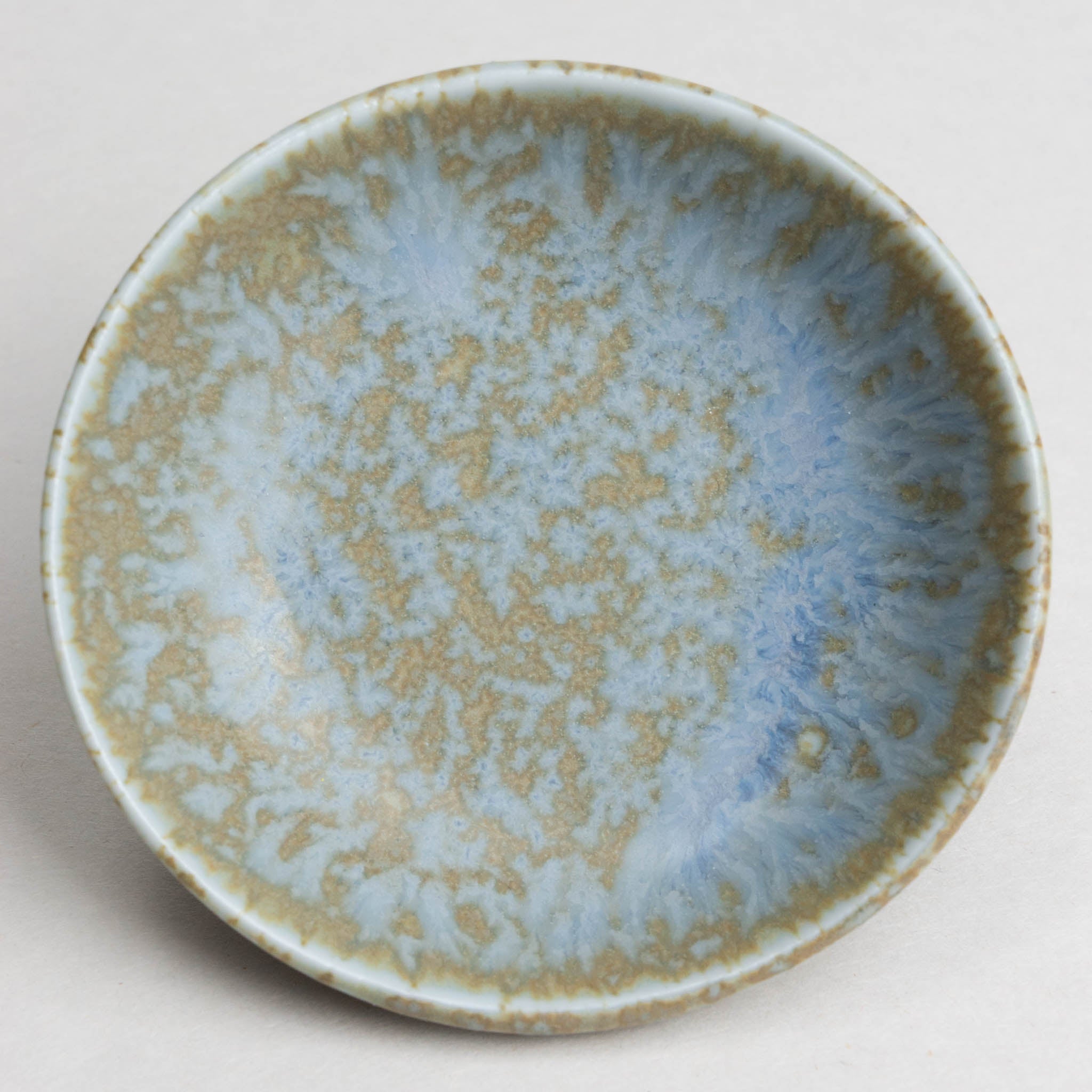 428-4231 Greyish blue round sauce dish