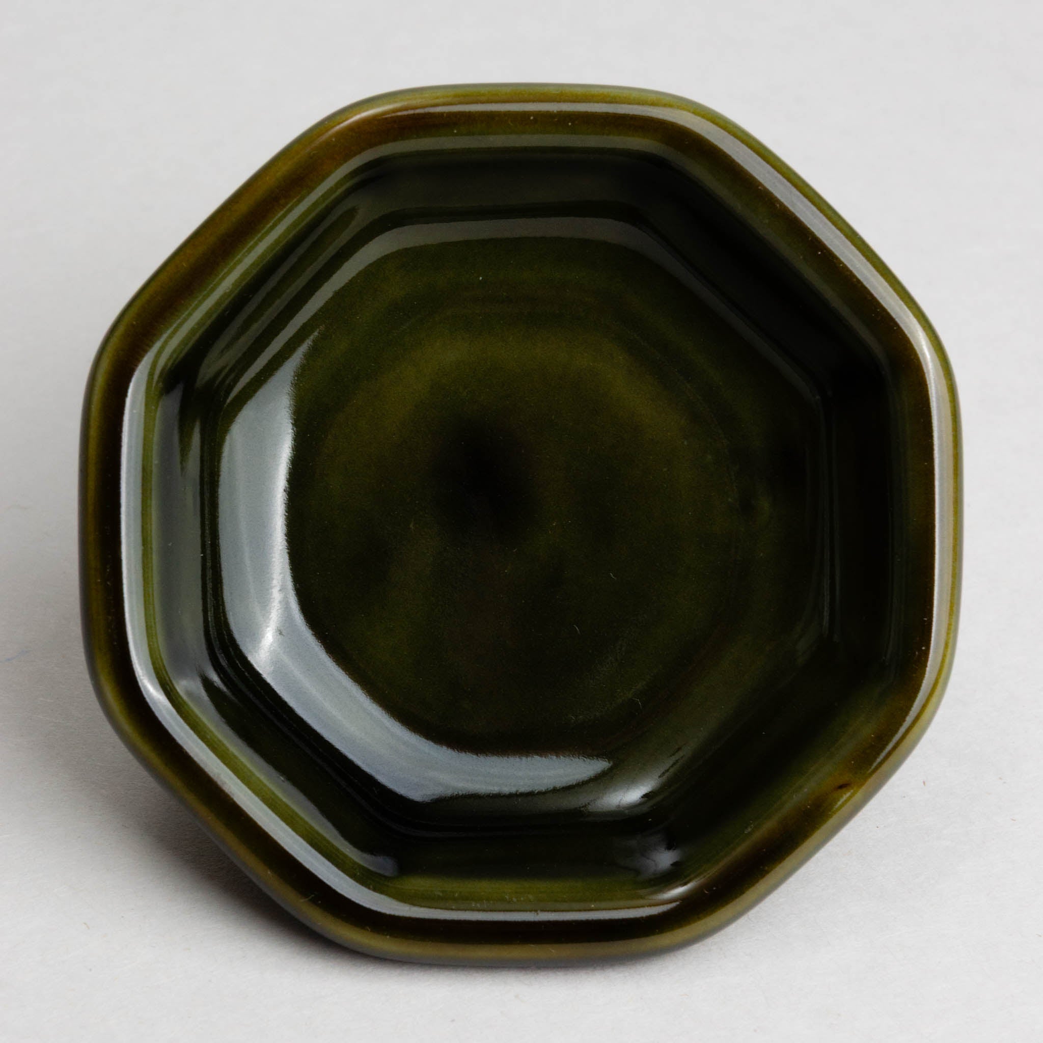 428-5670 Green octagonal dish