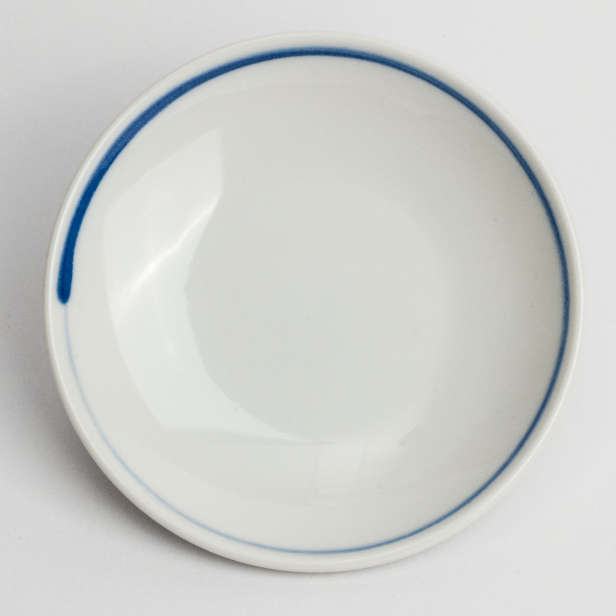 429-7094 Blue edge sauce dish