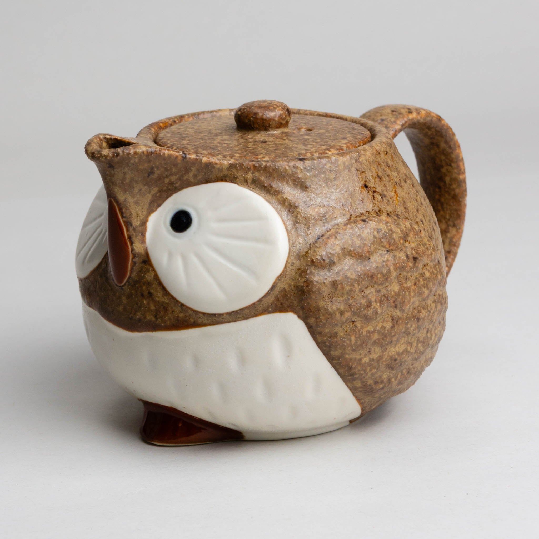 518-4936 Brown owl tea pot