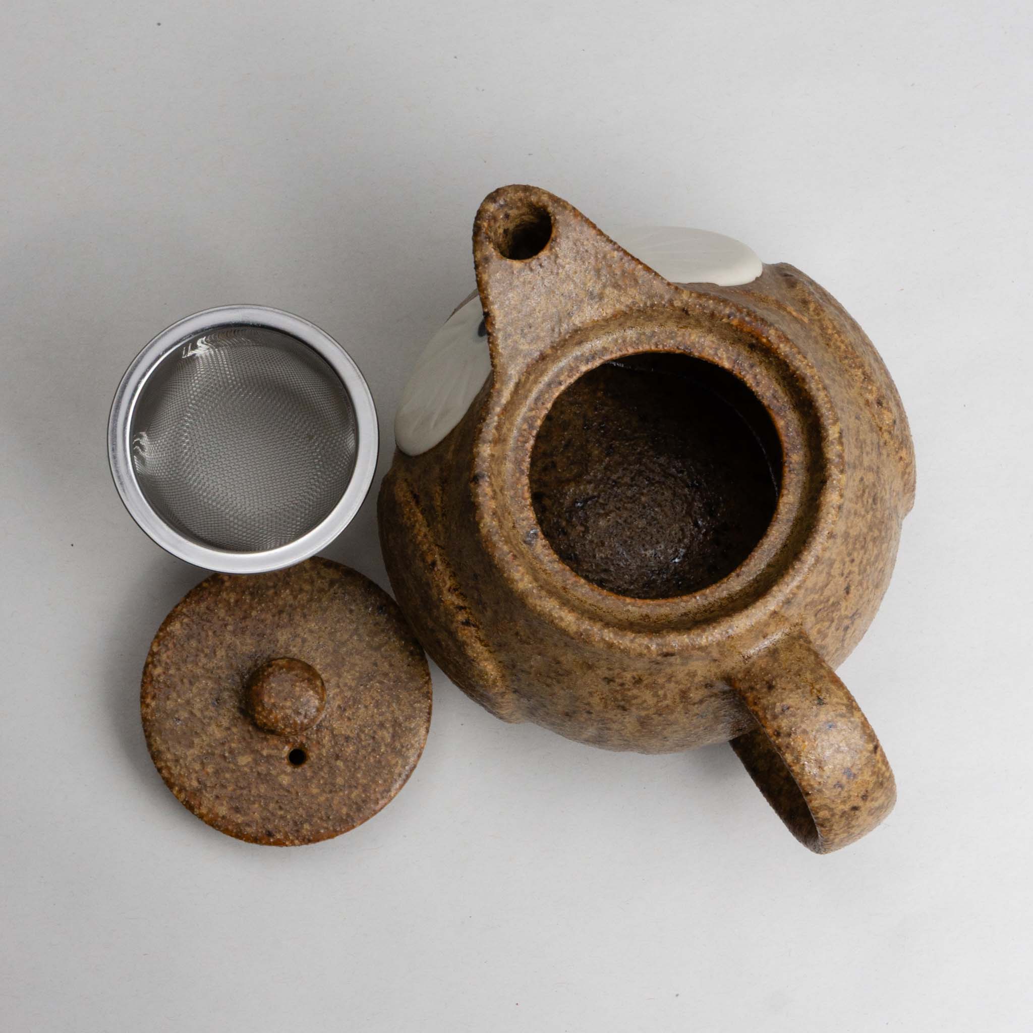 518-4936 Brown owl tea pot
