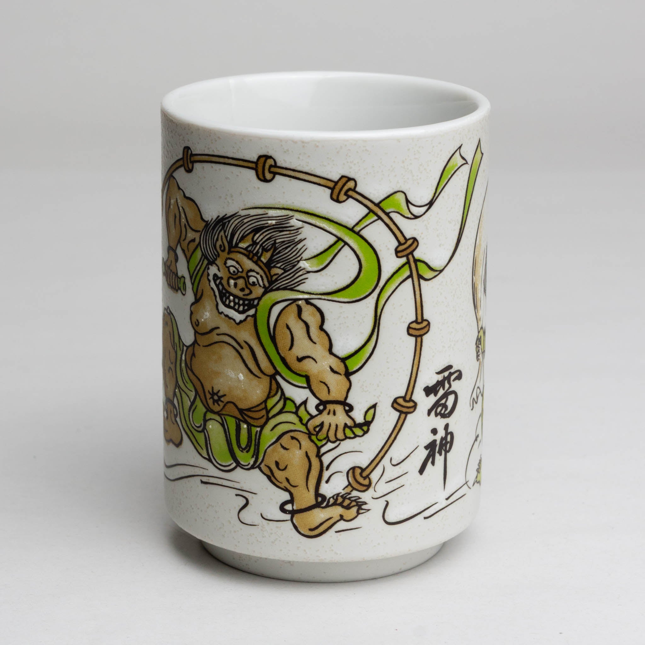 528-4219 Fujin, Raijin tea cup