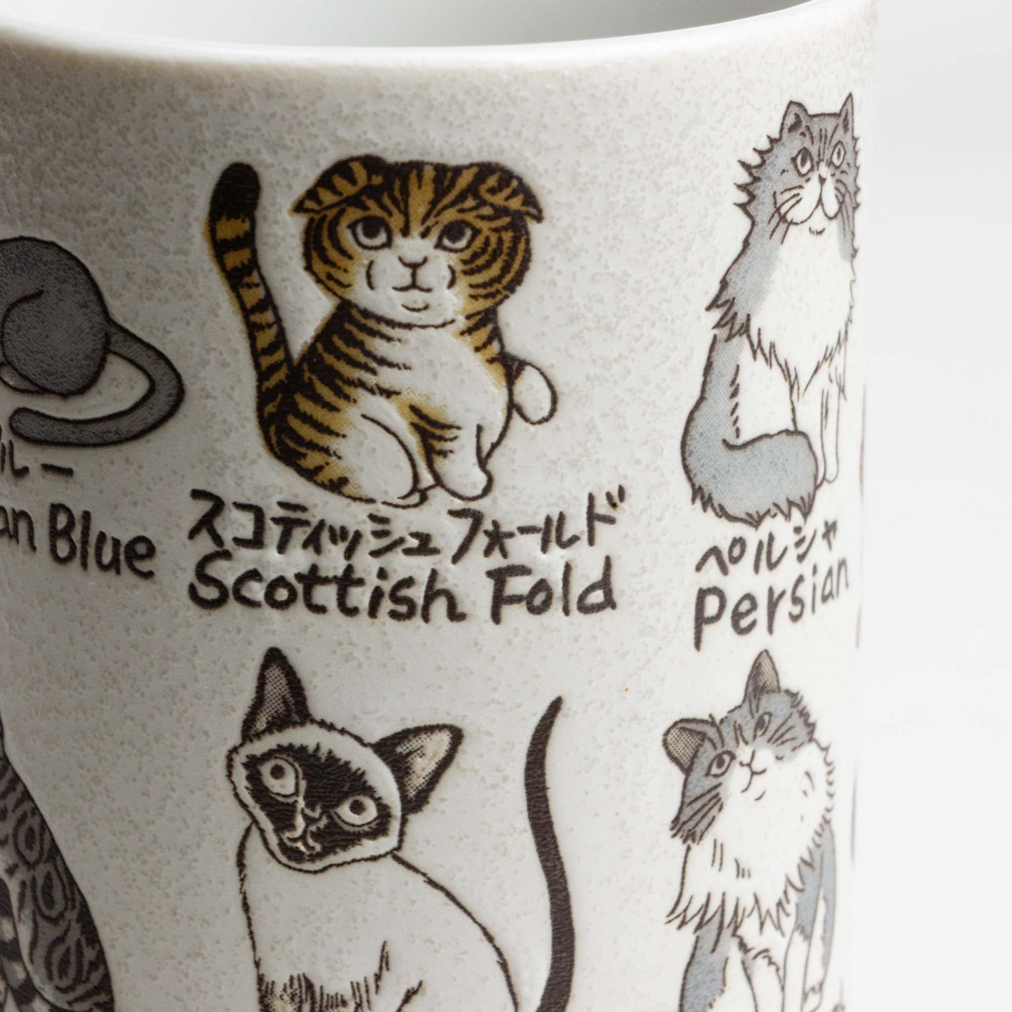 528-4726 Cat types tea cup