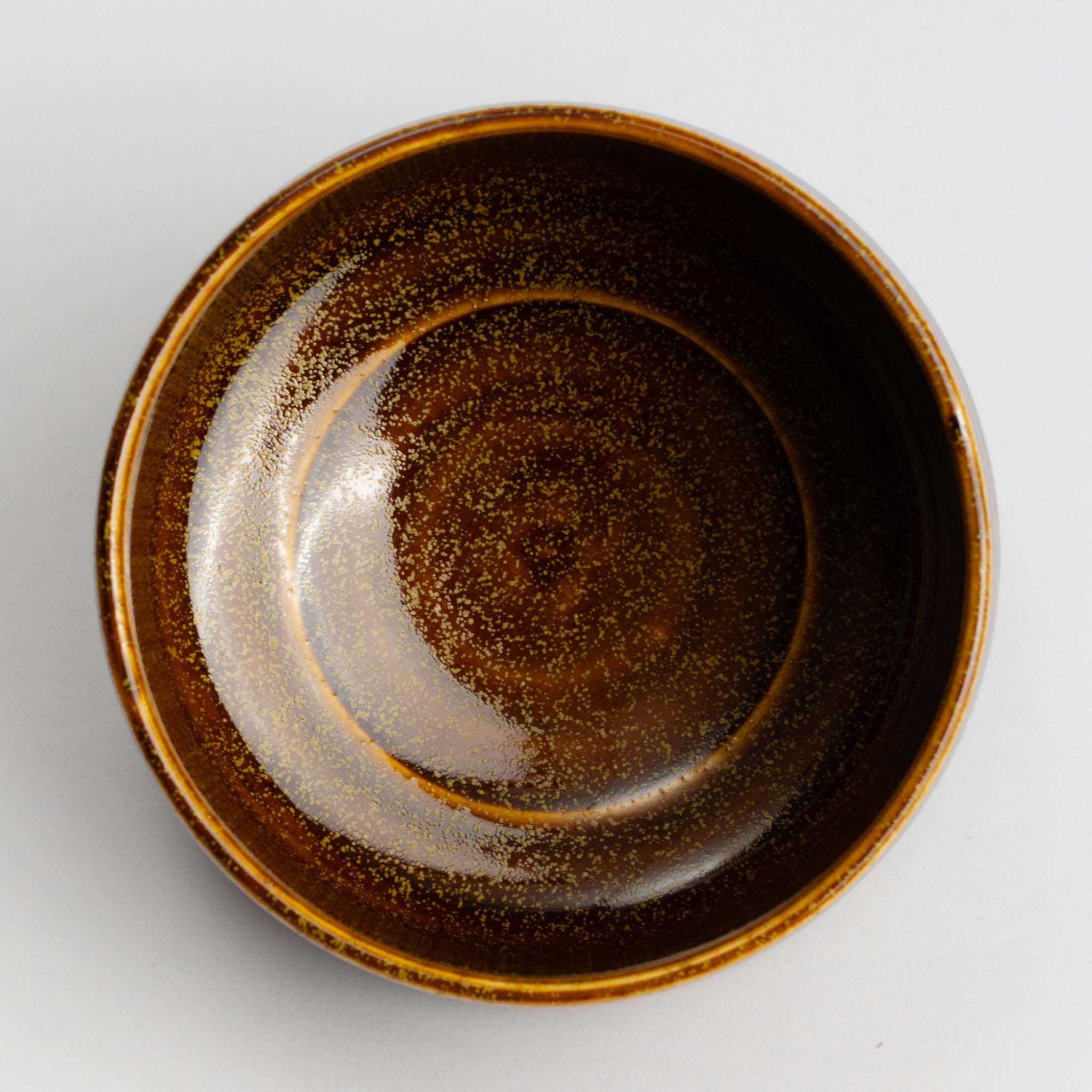 541-1967 Amber matcha bowl