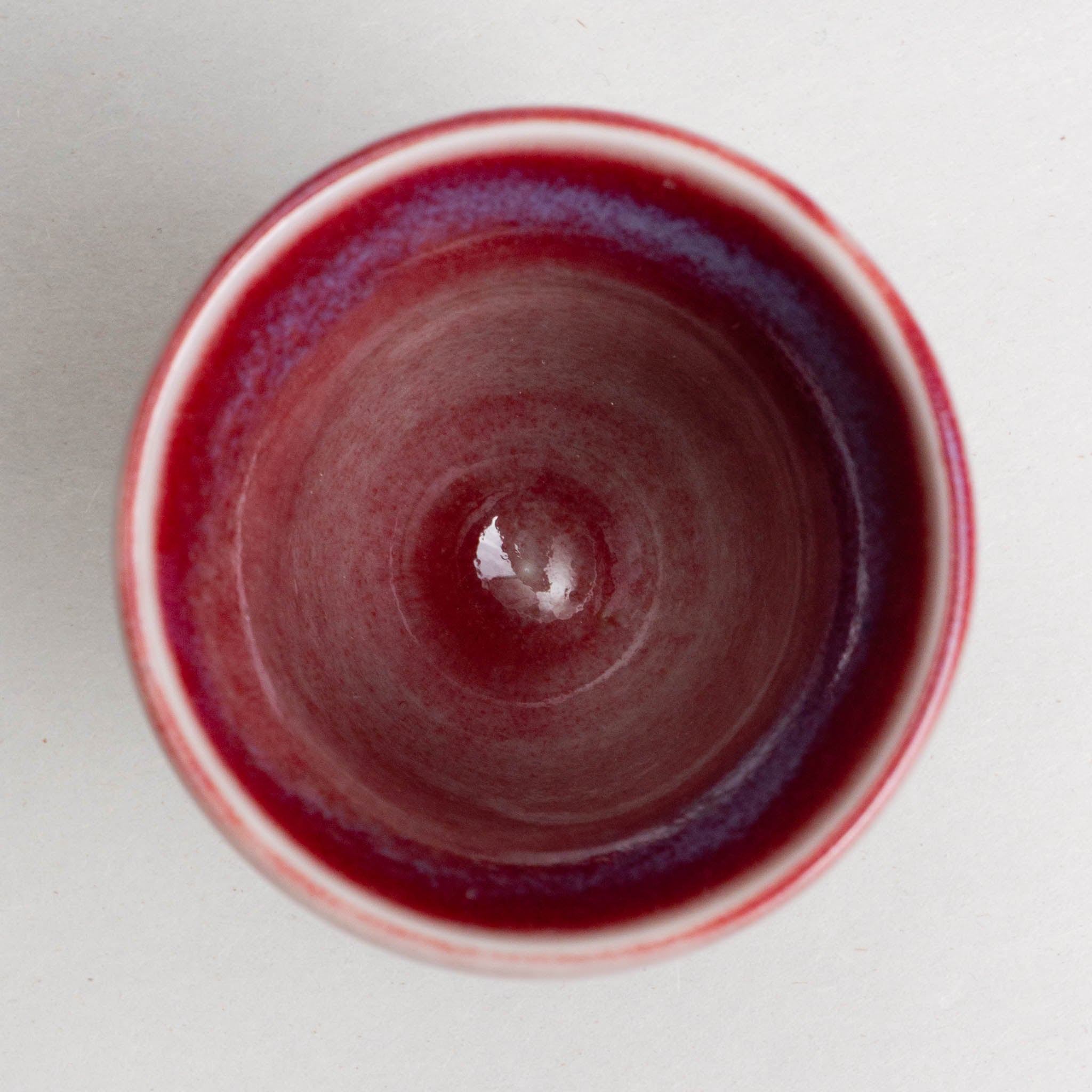 629-1278 Red sake cup