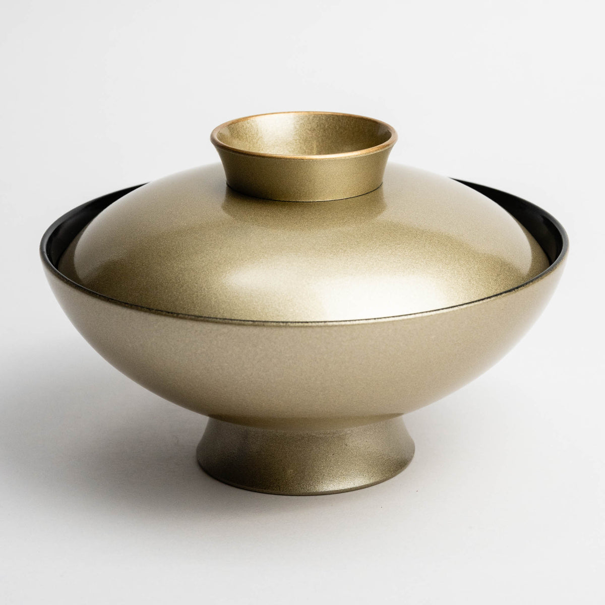731-1547 White gold bowl w/lid
